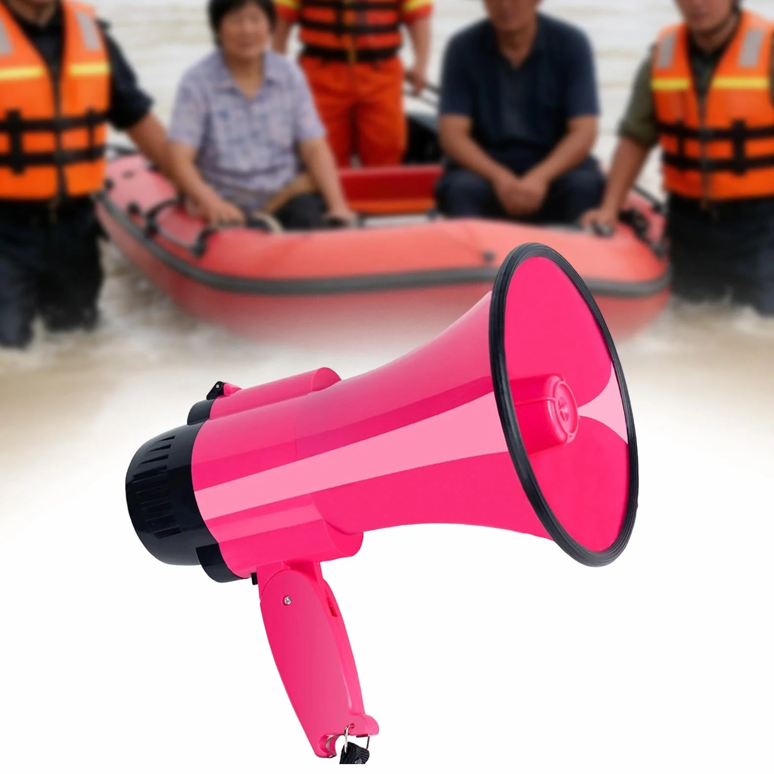 Kowaku Altavoz Megáfono 30 W Portátil Multifuncional para Actividades al Aire Libre