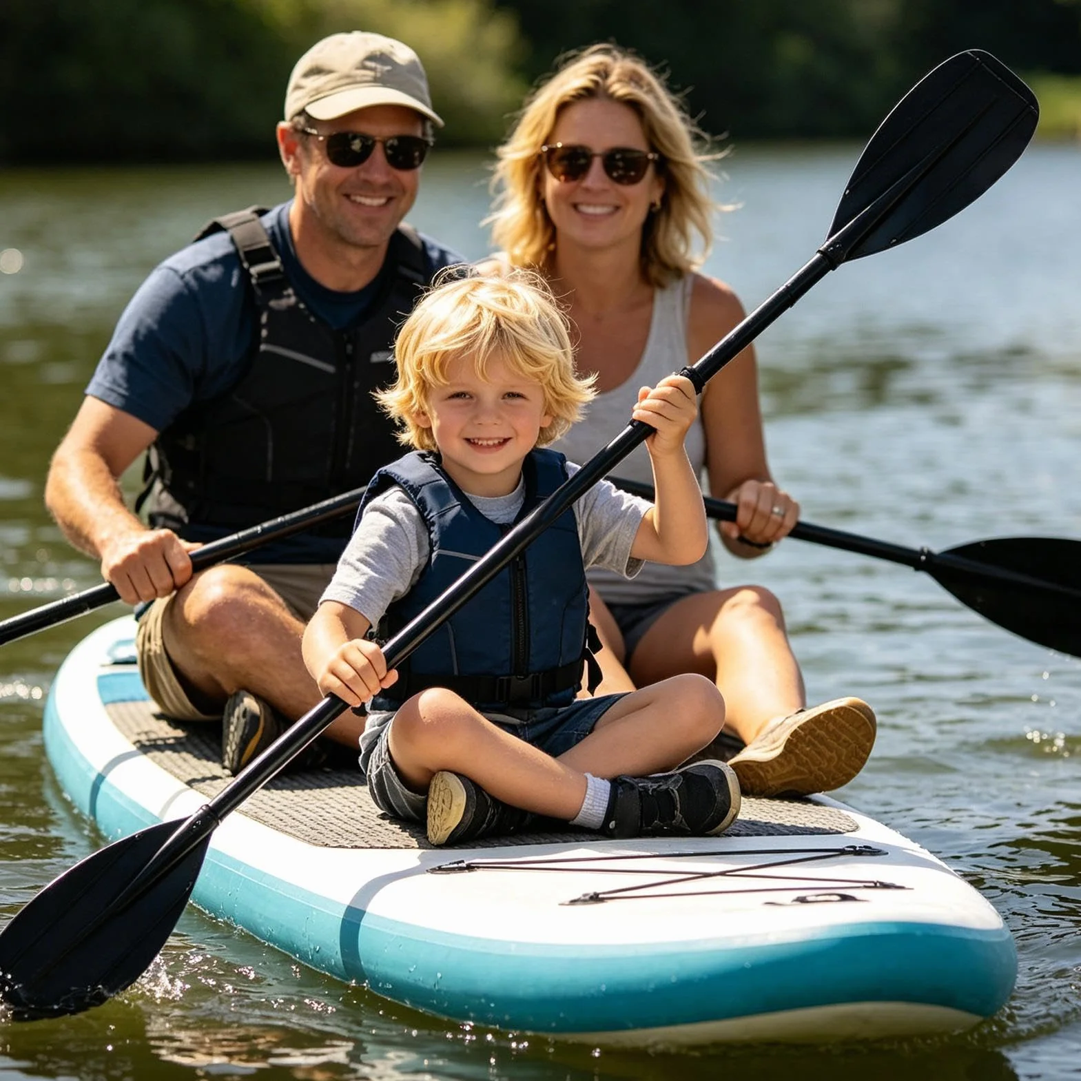 Paleta De Kayak Fibra De Carbono 2 Piezas Doble Cabezal Ligero Remos Kayak Timón Viajes Pesca Río Mar