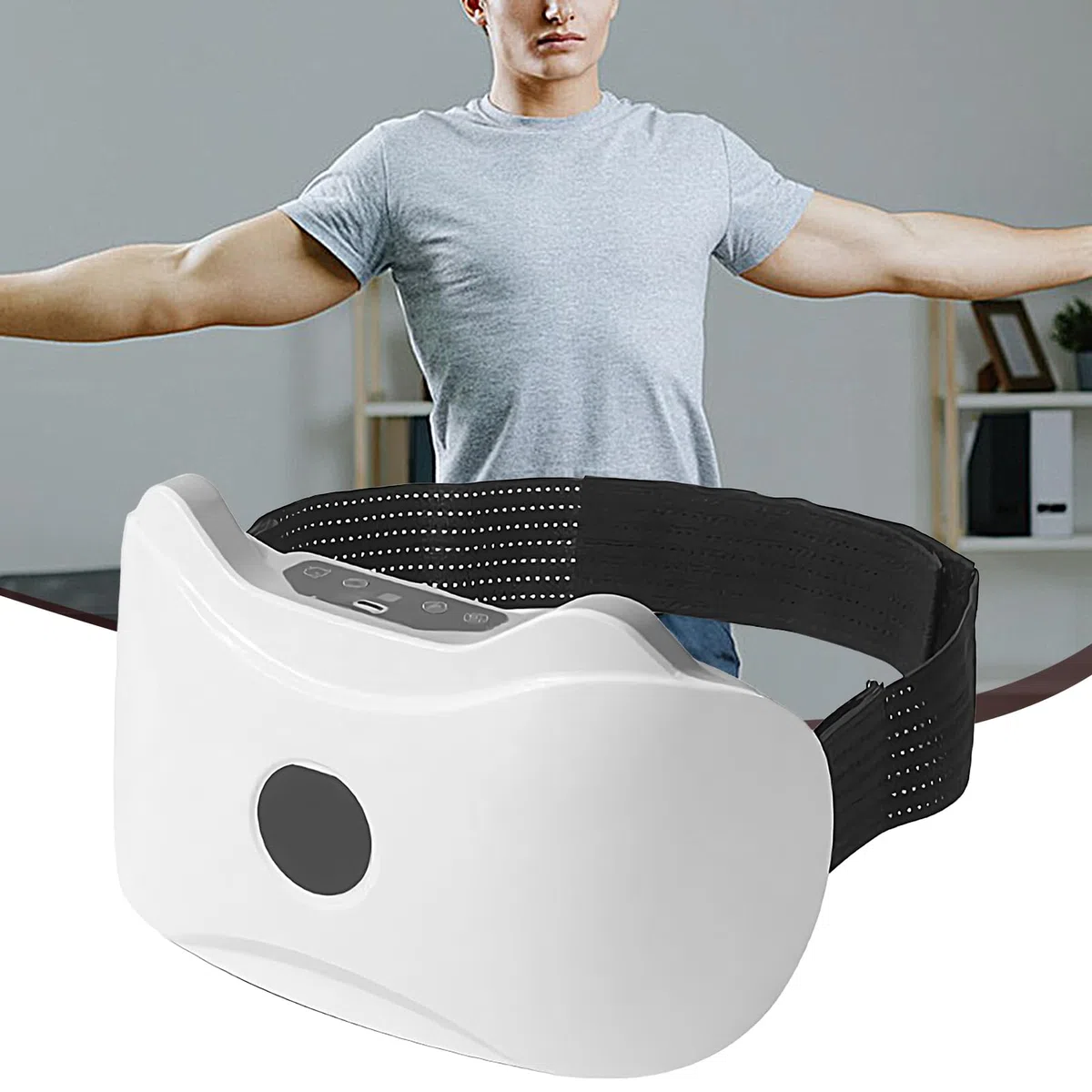Masajeador Abdominal eléctrico inalámbrico, máquina de Masaje para la Celulitis Abdominal, Moldeador Corporal para Quemar Grasa y Mejorar la digestión, masajeador eléctrico para glúteos, piernas