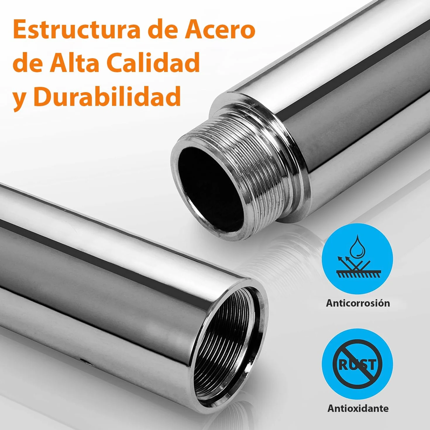 SereneLife extension barra de baile 10" Tubo pole dance Profesional Portatil Extraible