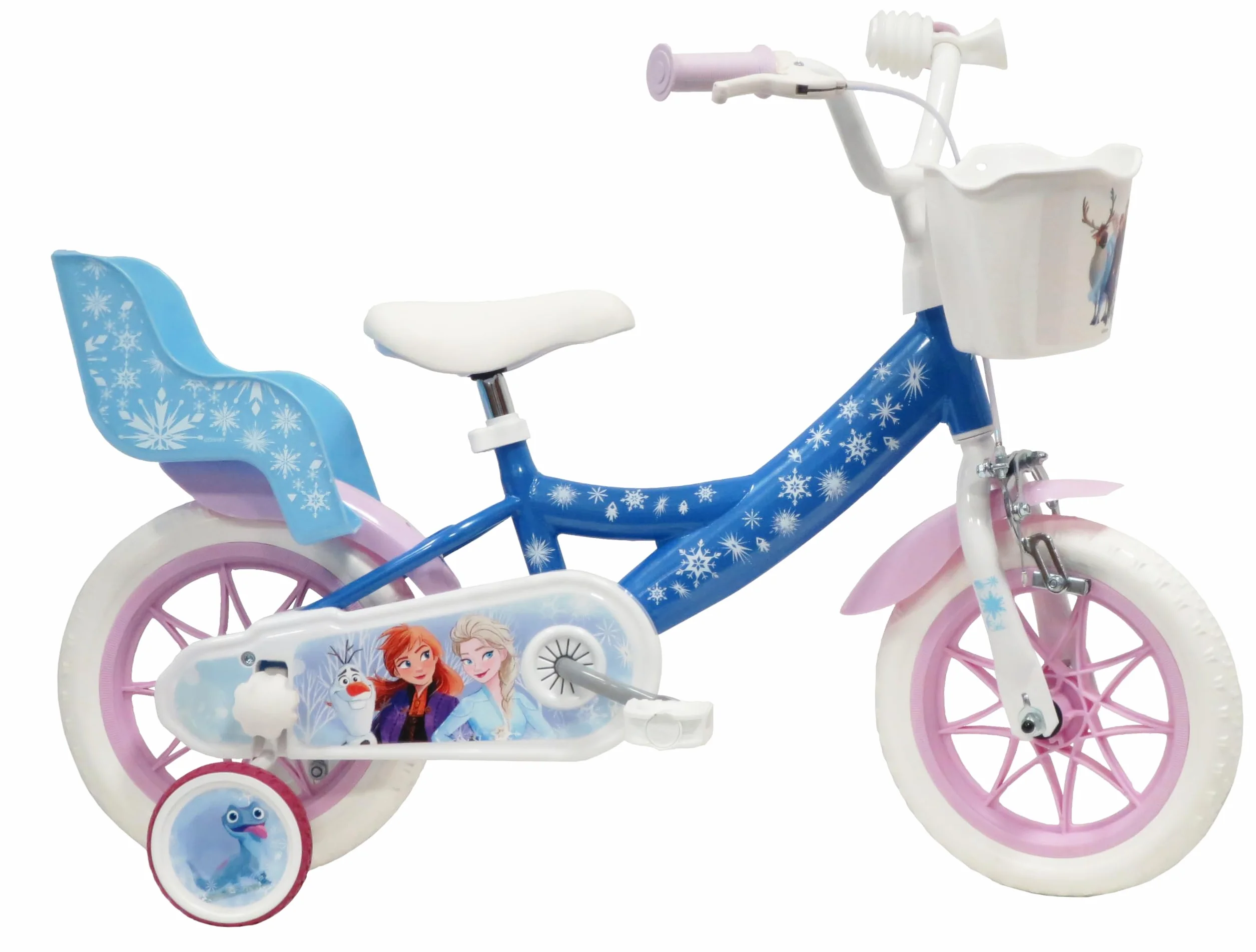 TECNOBIKE SHOP - VENDITA ACCESSORI GIOCATTOLI Bicicleta para Niña Bicicleta Denver Albri Frozen - Talla 12 pulgadas