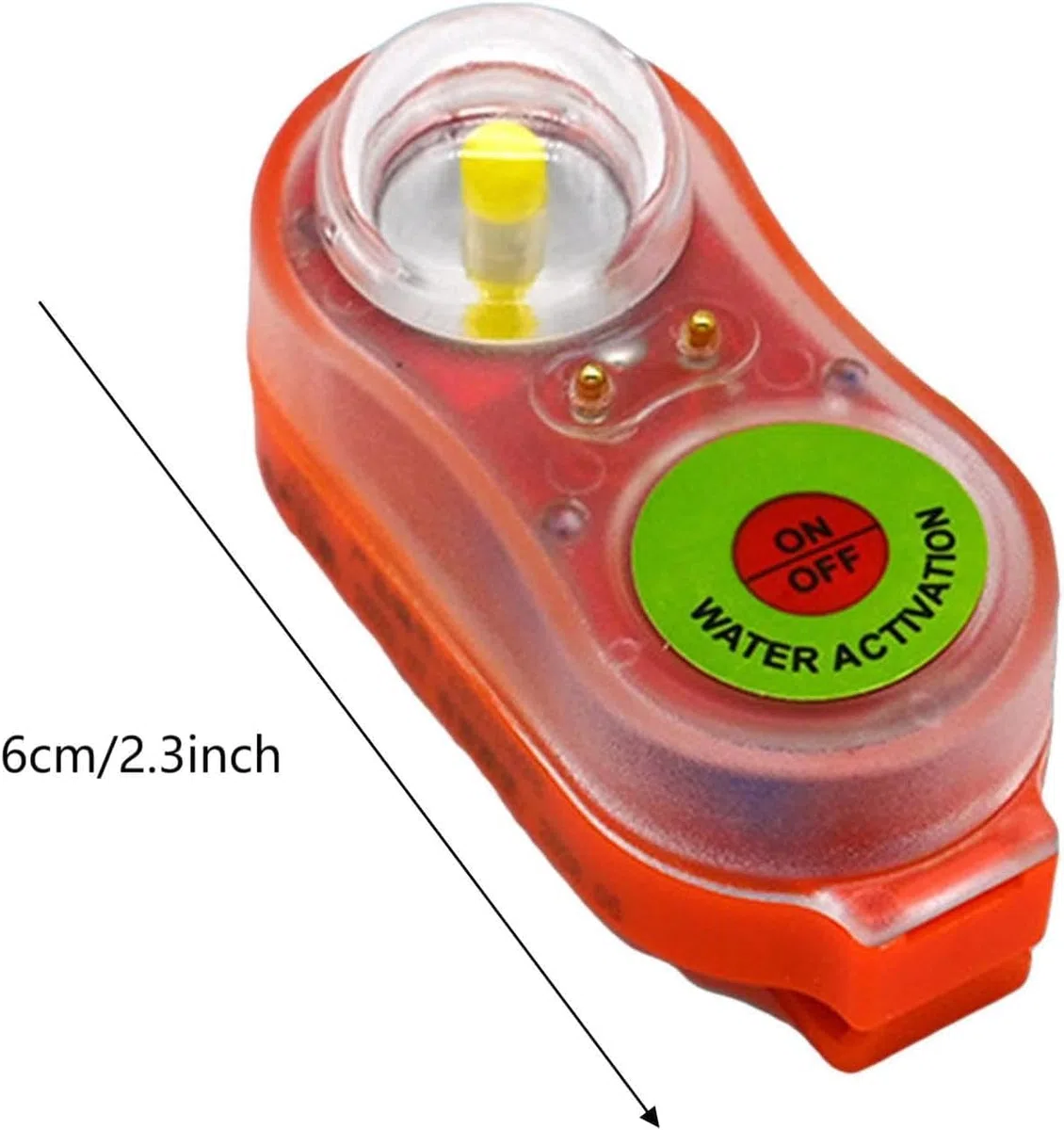 Luces de chaleco salvavidas LED con activación de agua – Juego de 4/8 piezas – Rojas y Verdes para Emergencia en el Mar para Supervivencia en Agua de Emergencia