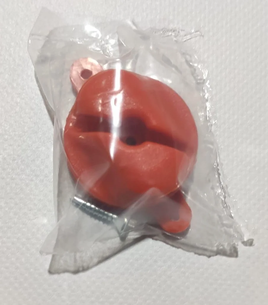 Ganchos sujeta Redes Universales sujeta Redes antilesión para porterías de fútbol y Balonmano Color Naranja de Nylon inyectado con Tornillo autotaladrante Incluido (Naranja)