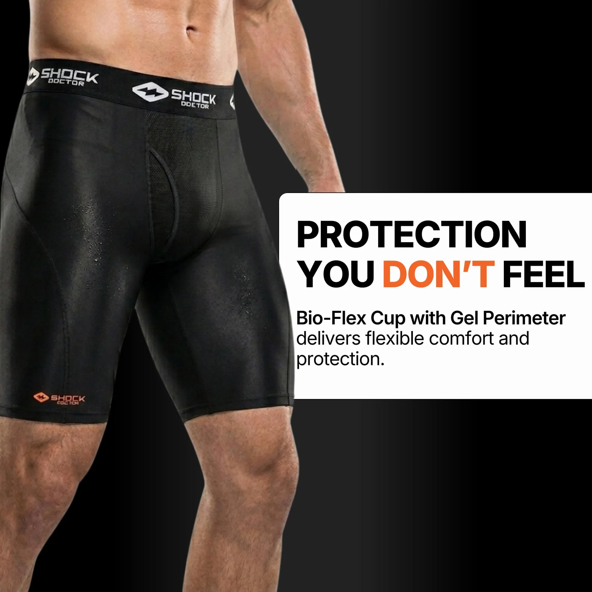 Shock Doctor Core Compression Bioflex Cup Pantalones Cortos Hombre