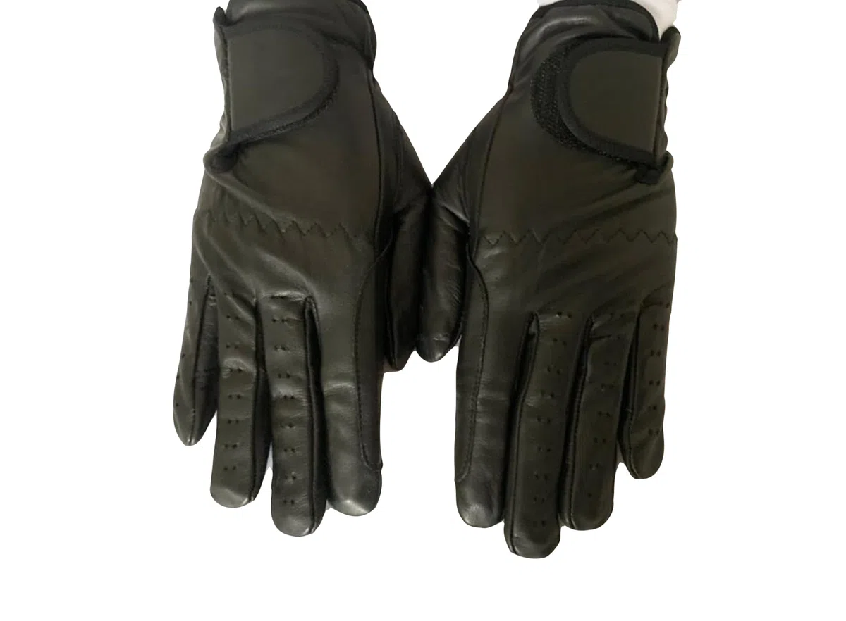 Guantes de equitación de piel auténtica para mujer en color amarillo, marrón, marrón oscuro y negro guantes ecuestres
