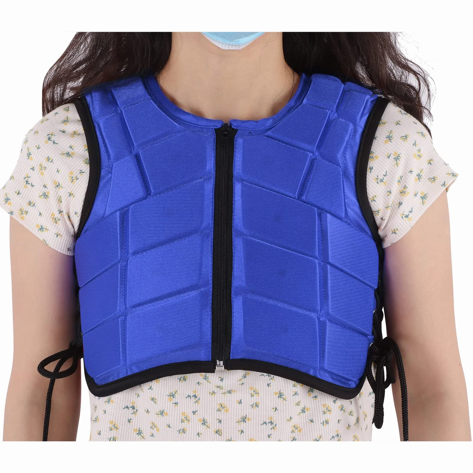 Chaleco Ecuestre Chaleco Protector para El Cuerpo Espuma Acolchada Seguridad Equitación Equipo De Protección para Jinetes Jóvenes Campo Ecuestre