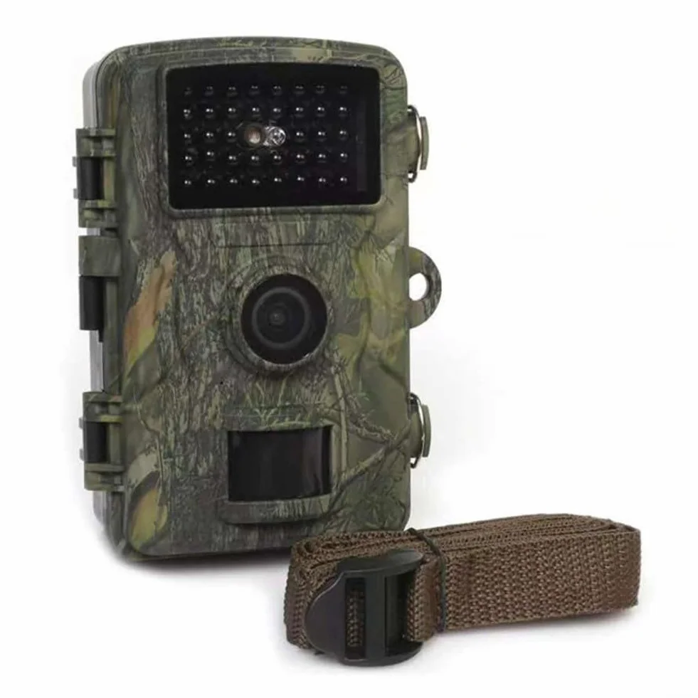 Cámara Fototrampeo 12MP 1080P, Cámara de Caza con Visión Nocturna 40IR y 0.8s de Disparo, IP66 Impermeable para Vida Silvestre, Monitoreo Exterior y Seguridad