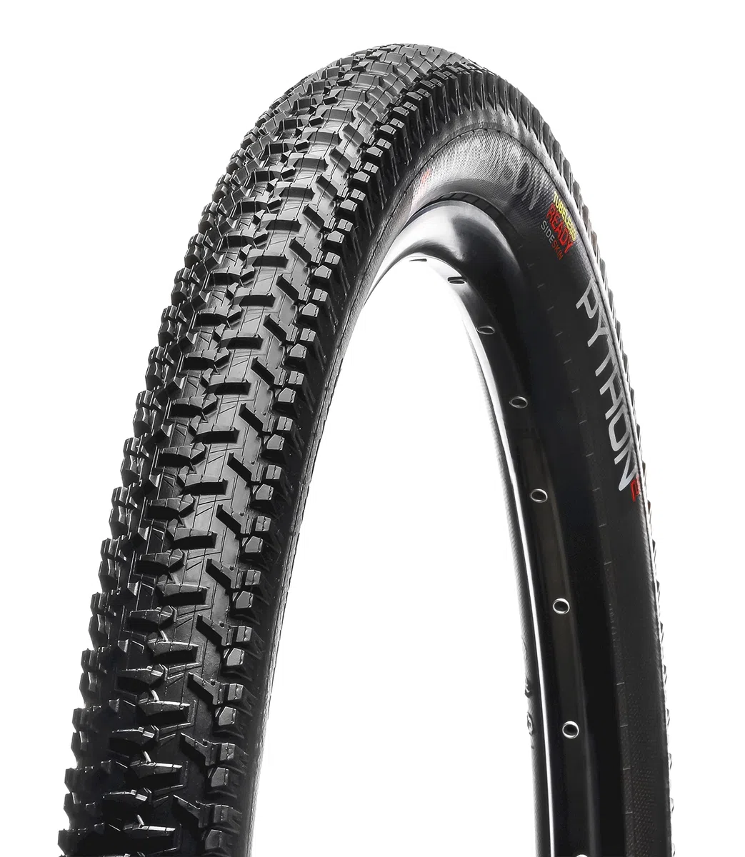 Hutchinson - Python 2 - Cubierta MTB - Rendimiento y Versatilidad - Terrenos Secos a Mixtos - - Varillas Rígidas - Negro - Tubetype