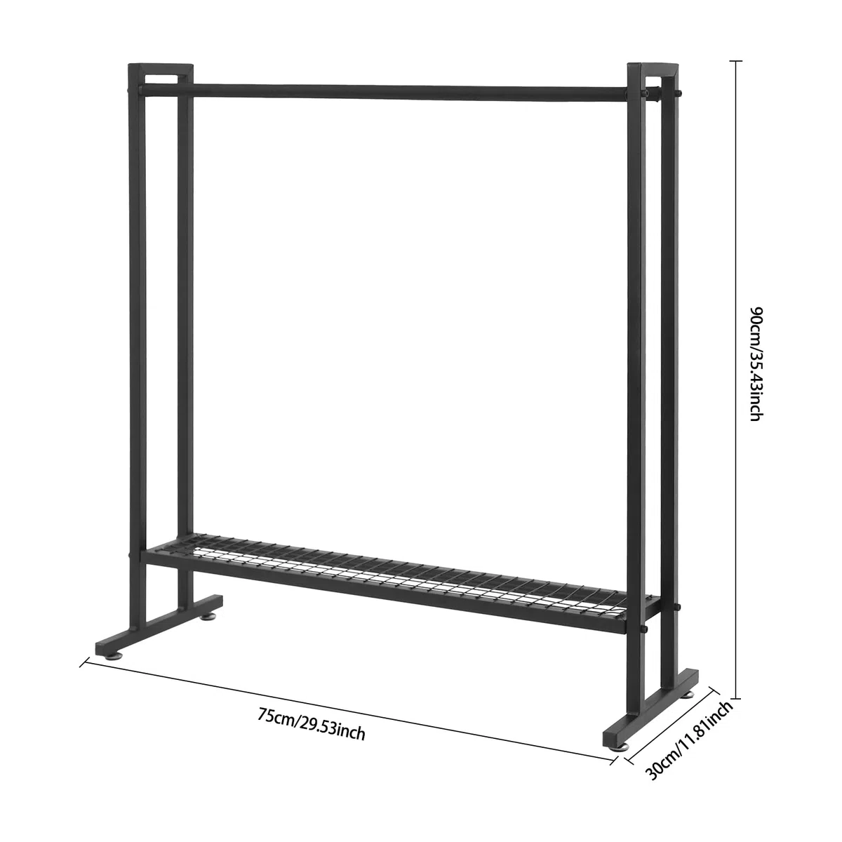 Soporte para raqueta de bádminton de tenis, carrito de acero al carbono, color negro, estante de almacenamiento para campo deportivo, gimnasio, garaje