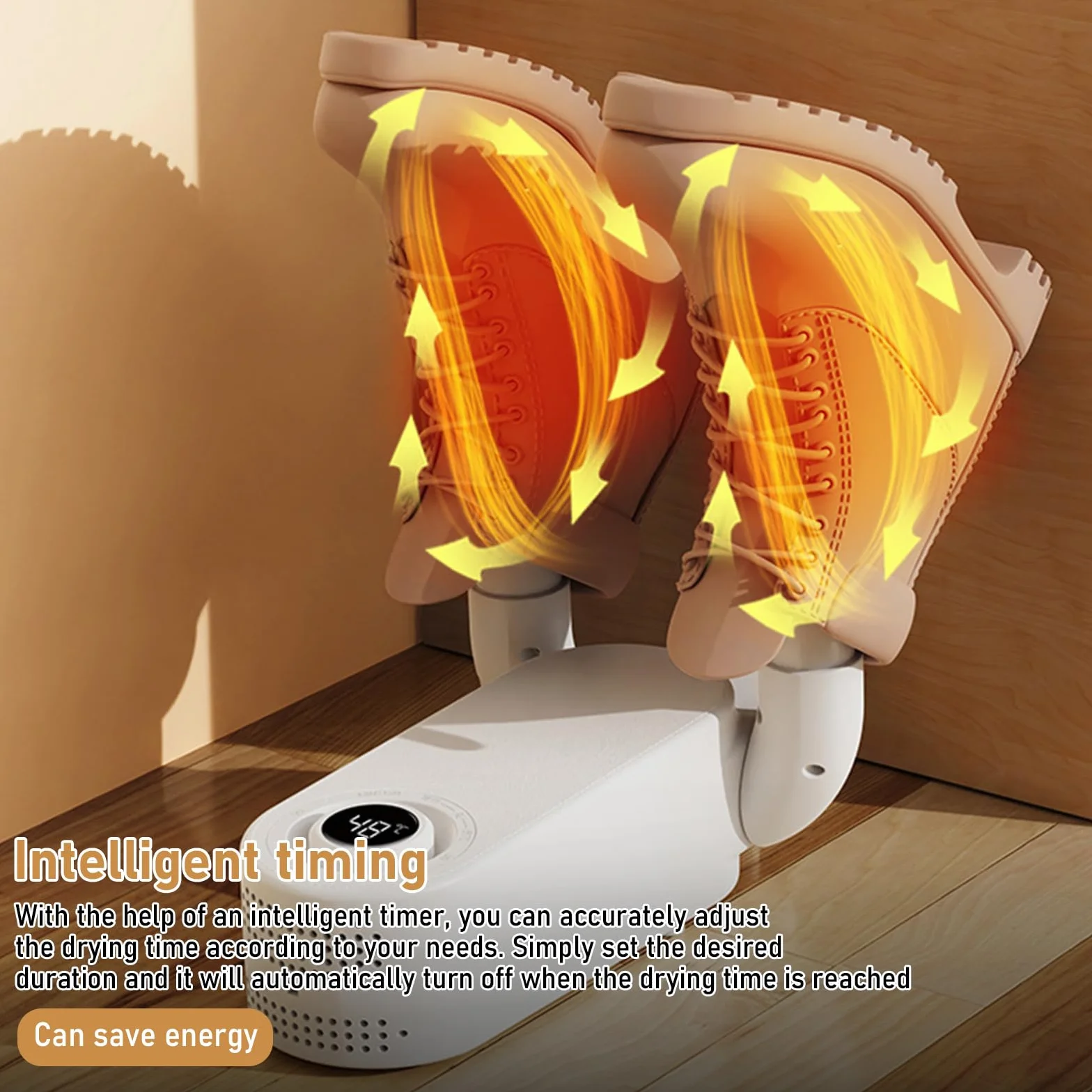 Secador de guantes de boxeo eléctrico, temporizador inteligente, secado rápido