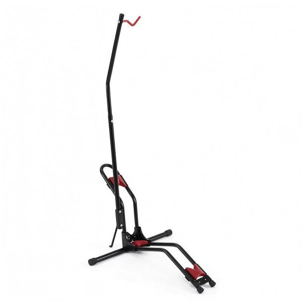 Baoblaze Soporte para Bicicleta Soporte Aparcamiento Bicicleta Soporte Expositor Caballete Suelo Ajustable Sostiene en Posición Vertical Ocupa Poco Espacio Adecuado para Portales