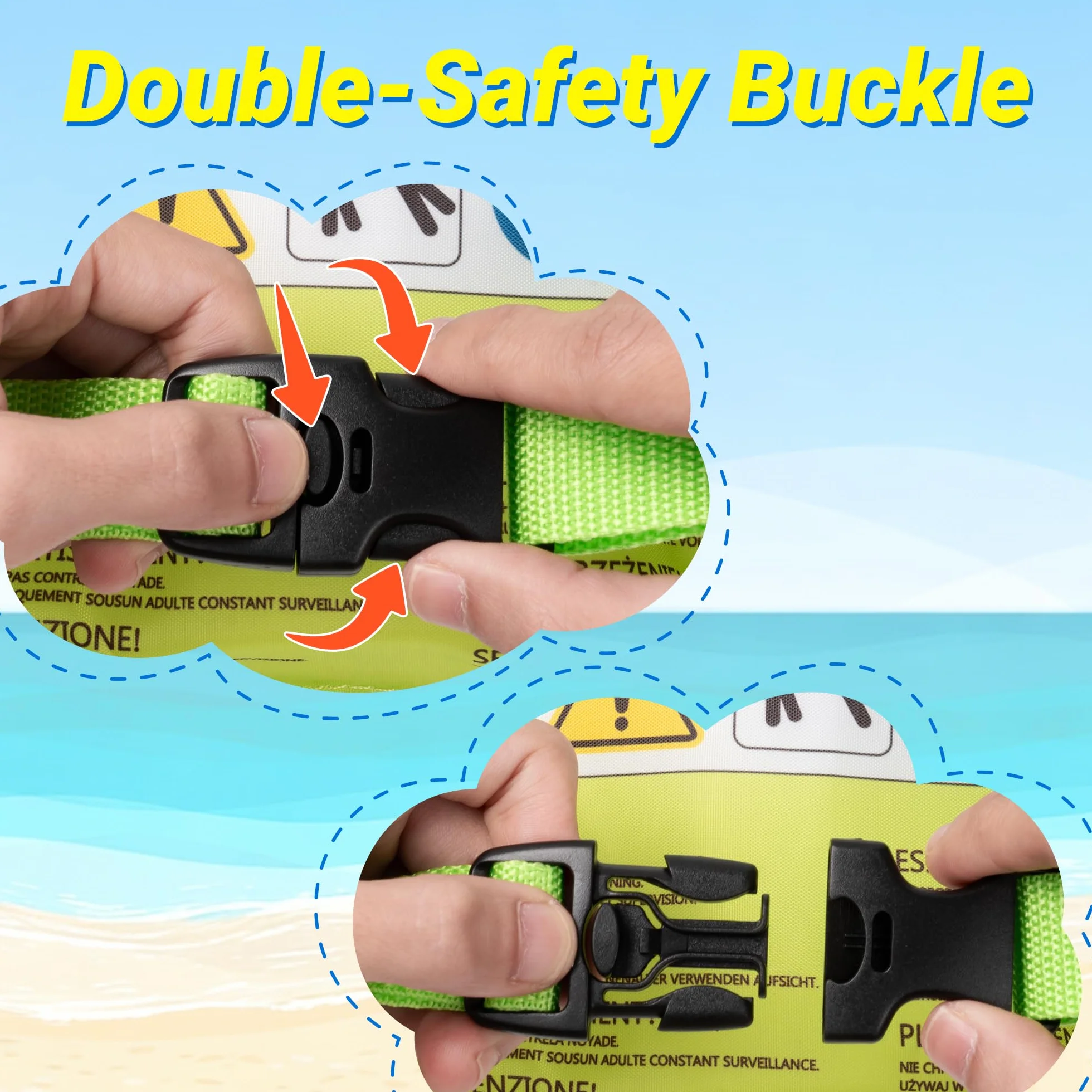 Chaleco Flotador De Natación para Niños Pequeños,Alas de natación para niños,Manguitos de flotación,Manguitos de natación para niños,Chaleco de natación