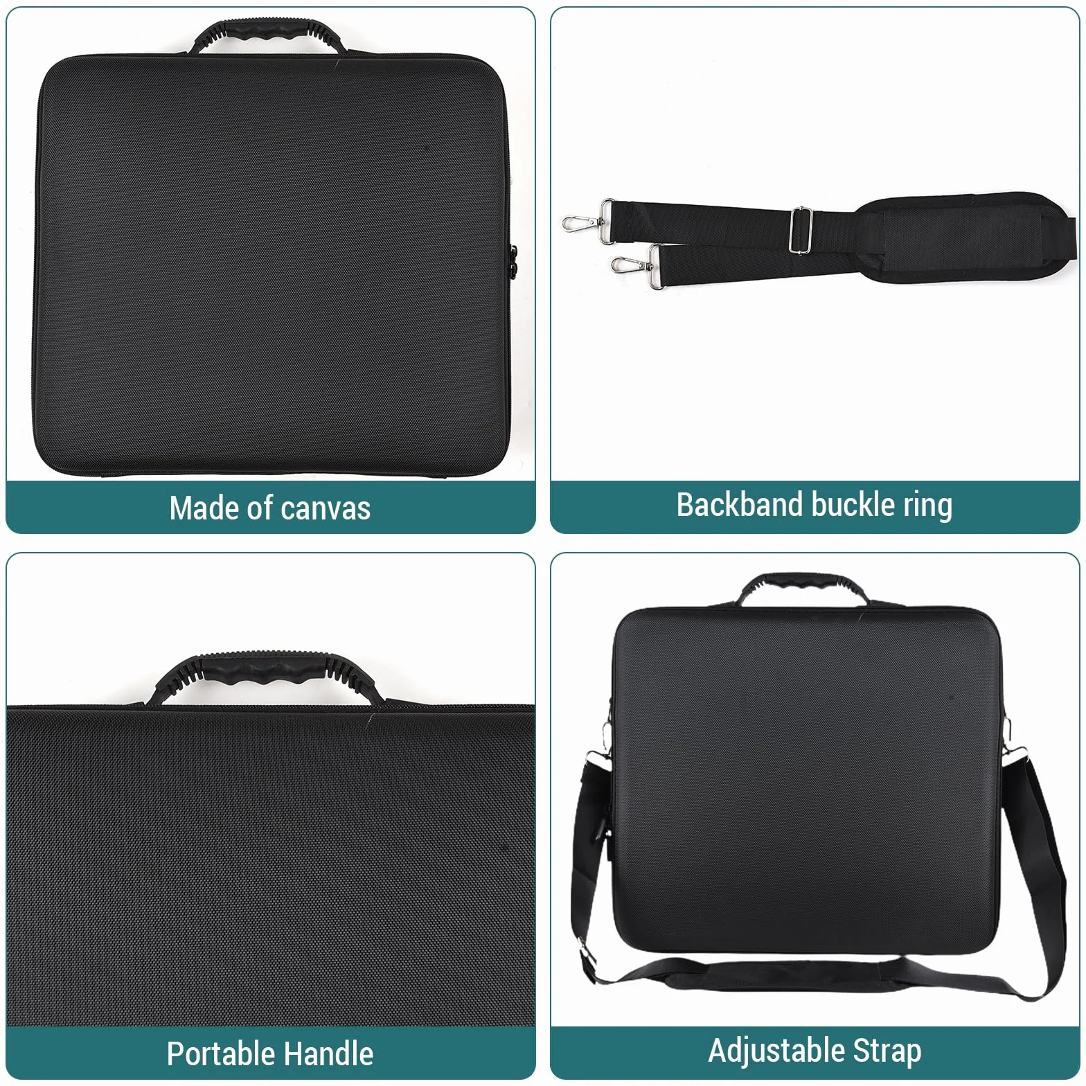 FILFEEL Bolsa para Bolas de Piscina, Estuche de Almacenamiento de Espuma de Lona, Capacidad 17 Bolas, Accesorios de Billar