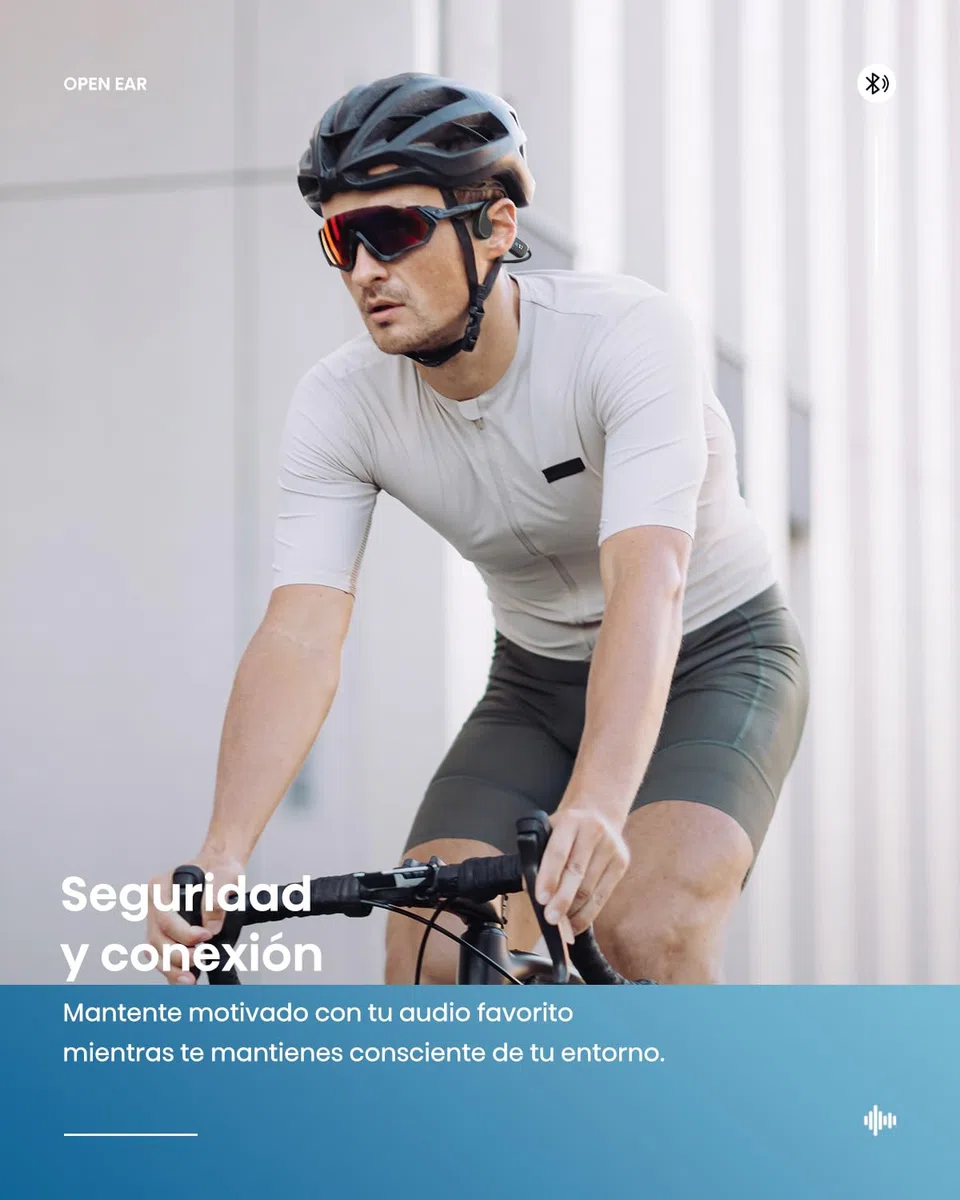 Genérico Auriculares para natación, Auriculares de conducción ósea Bluetooth 5.4, inalámbricos Resistentes al Agua IP68, diseño Abierto Reproductor MP3 Incorporado de 32 GB, adecuados para Correr