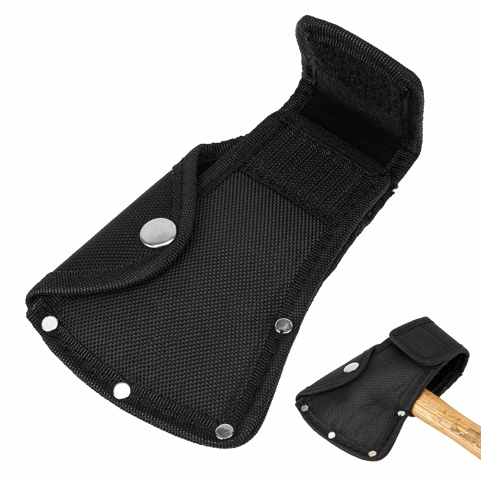 Molain Hatchet Sheath, Axe Head Cover for 1-1/4lb Axe, Double Snap Hatchet Blade Protector