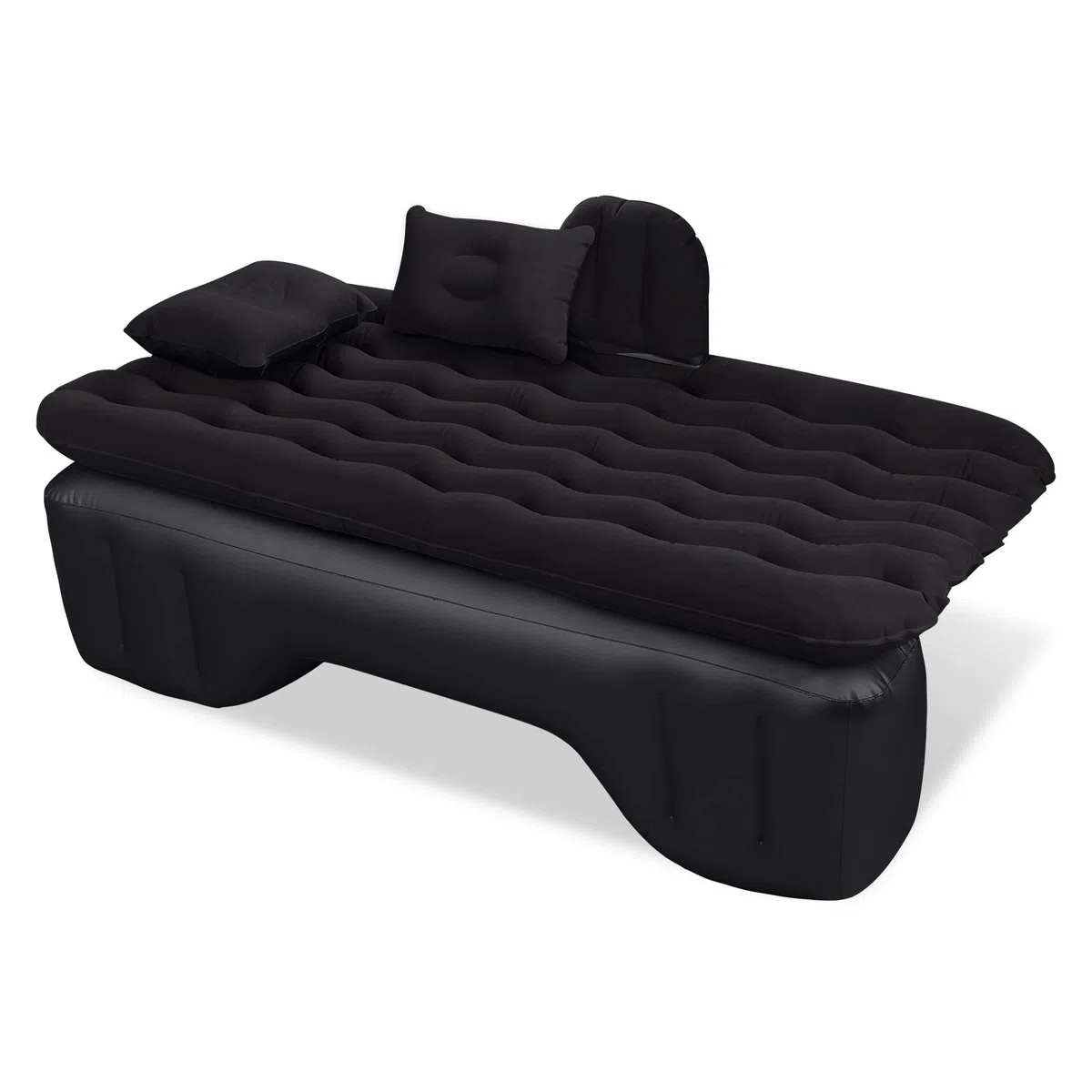 Colchón Coche Hinchable Colchón Sofá Hinchable con Bomba de Aire Eléctrica y Almohadas Adecuado para Adultos y Adolescentes (Negro)