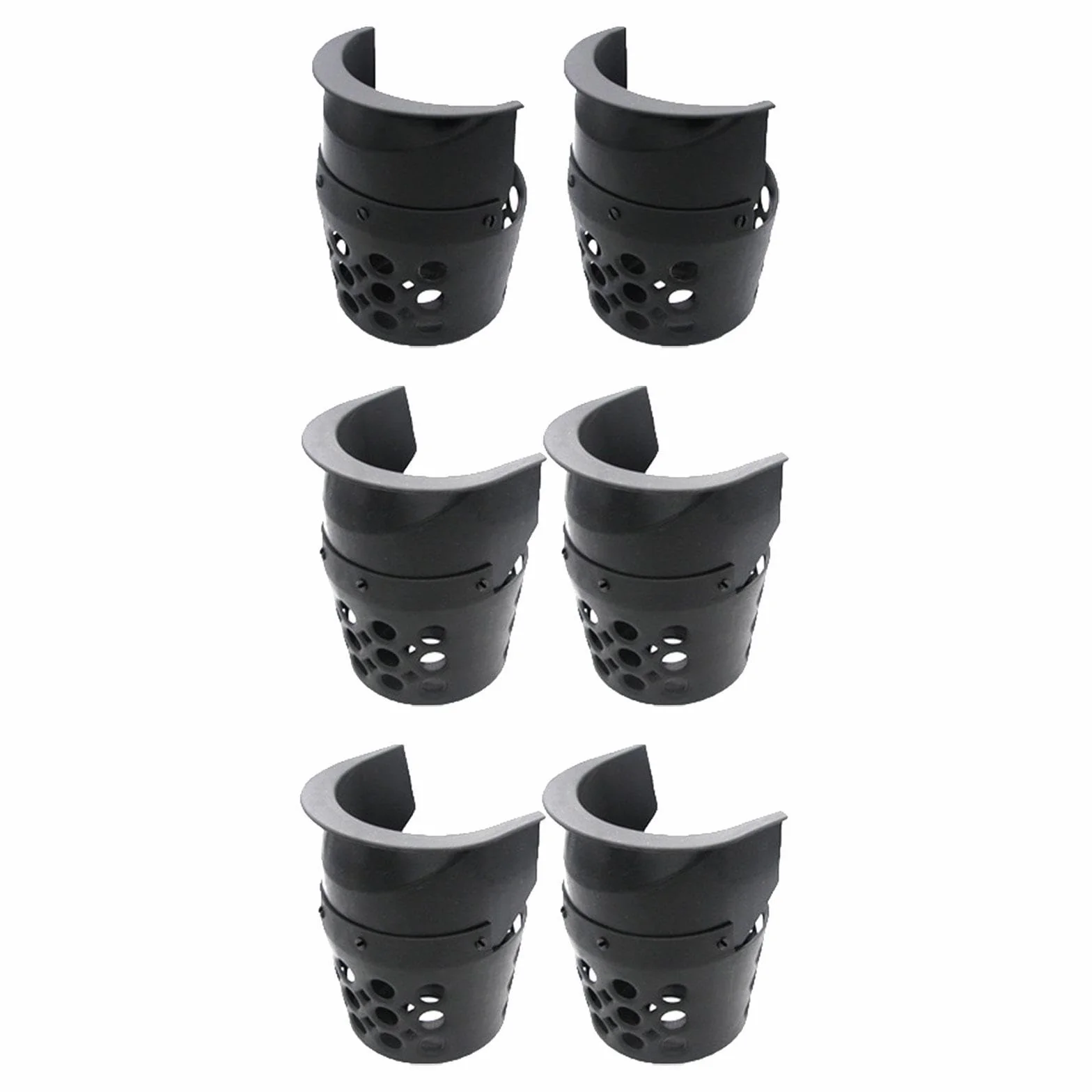 LOVIVER 6 Bolsillos de Billar para Mesa de Billar, Bolsillos de Red, Color Negro