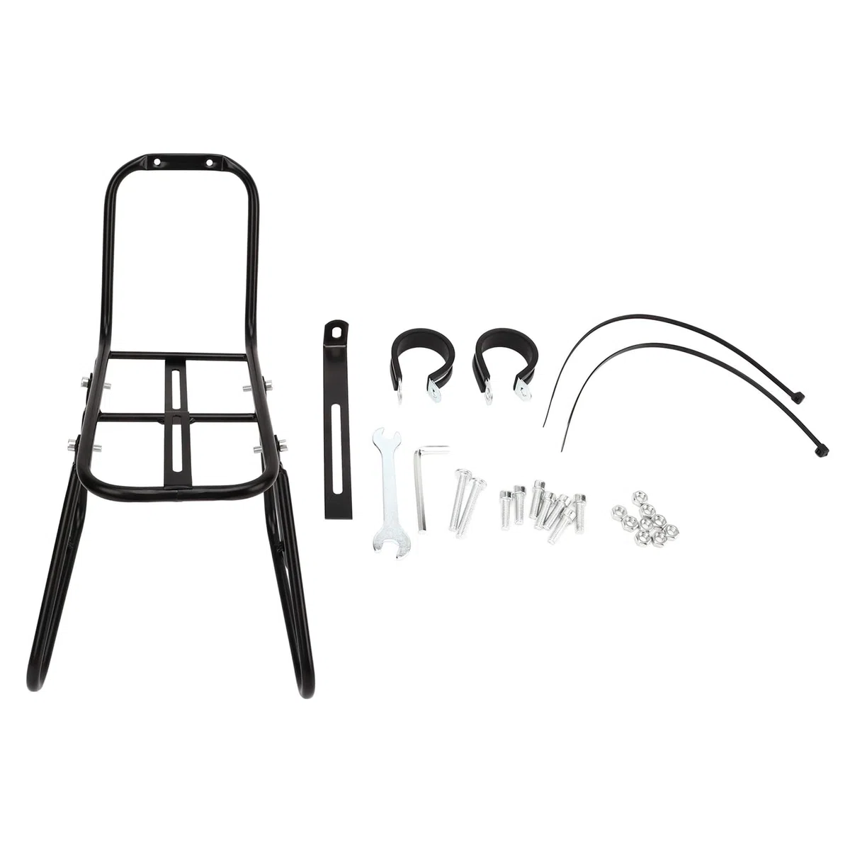 RiToEasysports Portaequipajes Delantero para Bicicleta, Portabicicletas de Carga Delantera de Acero de Alta Resistencia para Bicicleta de Montaña Estanterías De Ciclismo Y Almacenamiento