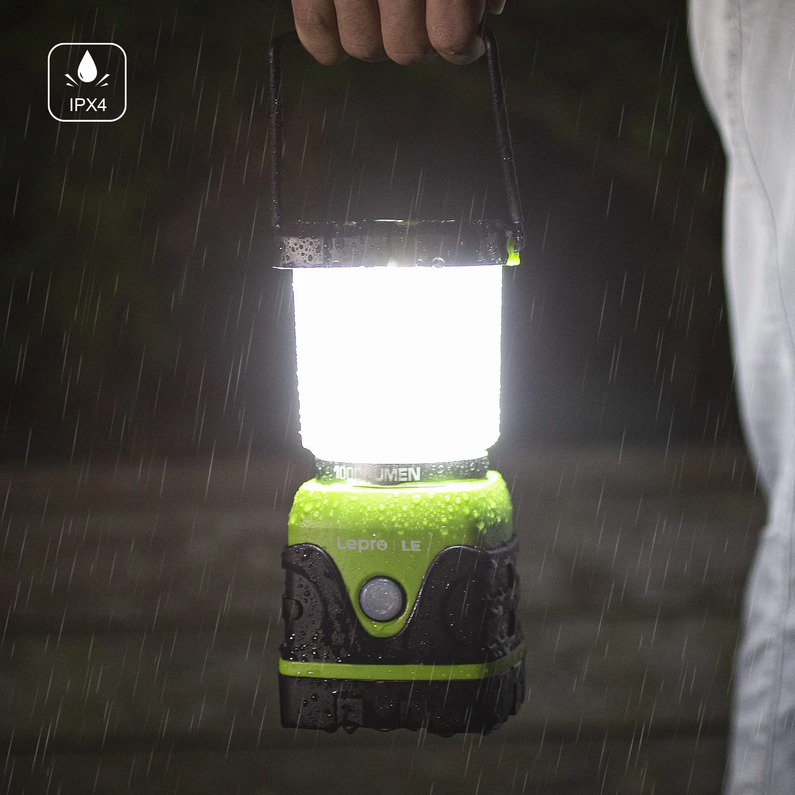 Lepro Linterna de Camping 1000 LM 4 Modos Impermeable Pilas