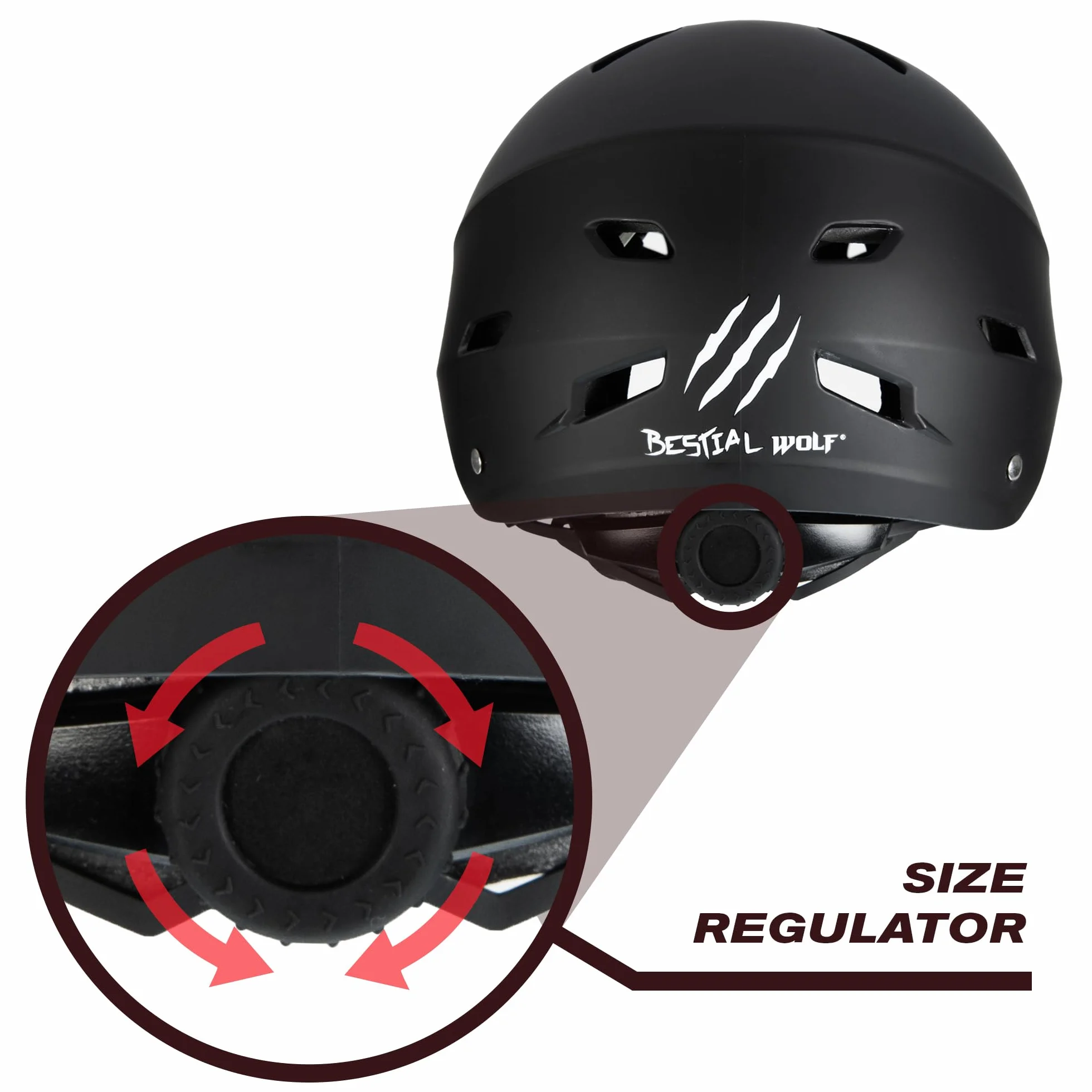Bestial Wolf Casco Helmet Wakeboard Esquí Acuático Deportes Acuáticos Homolagado CE Ajustable Unisex