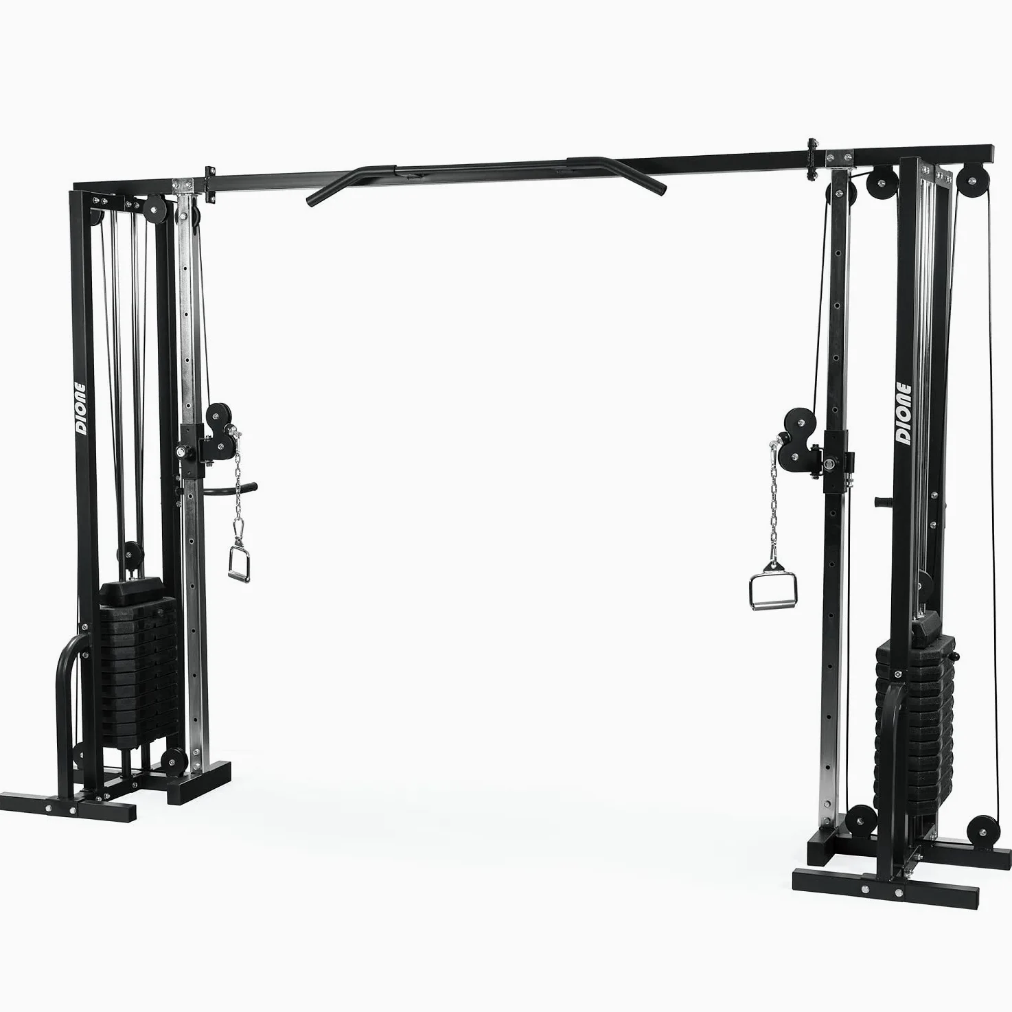 Dione Estación de Fuerza con Cables Cruzados 2 x 80 kg - Multitracción de Cables - Centro de Entrenamiento Físico