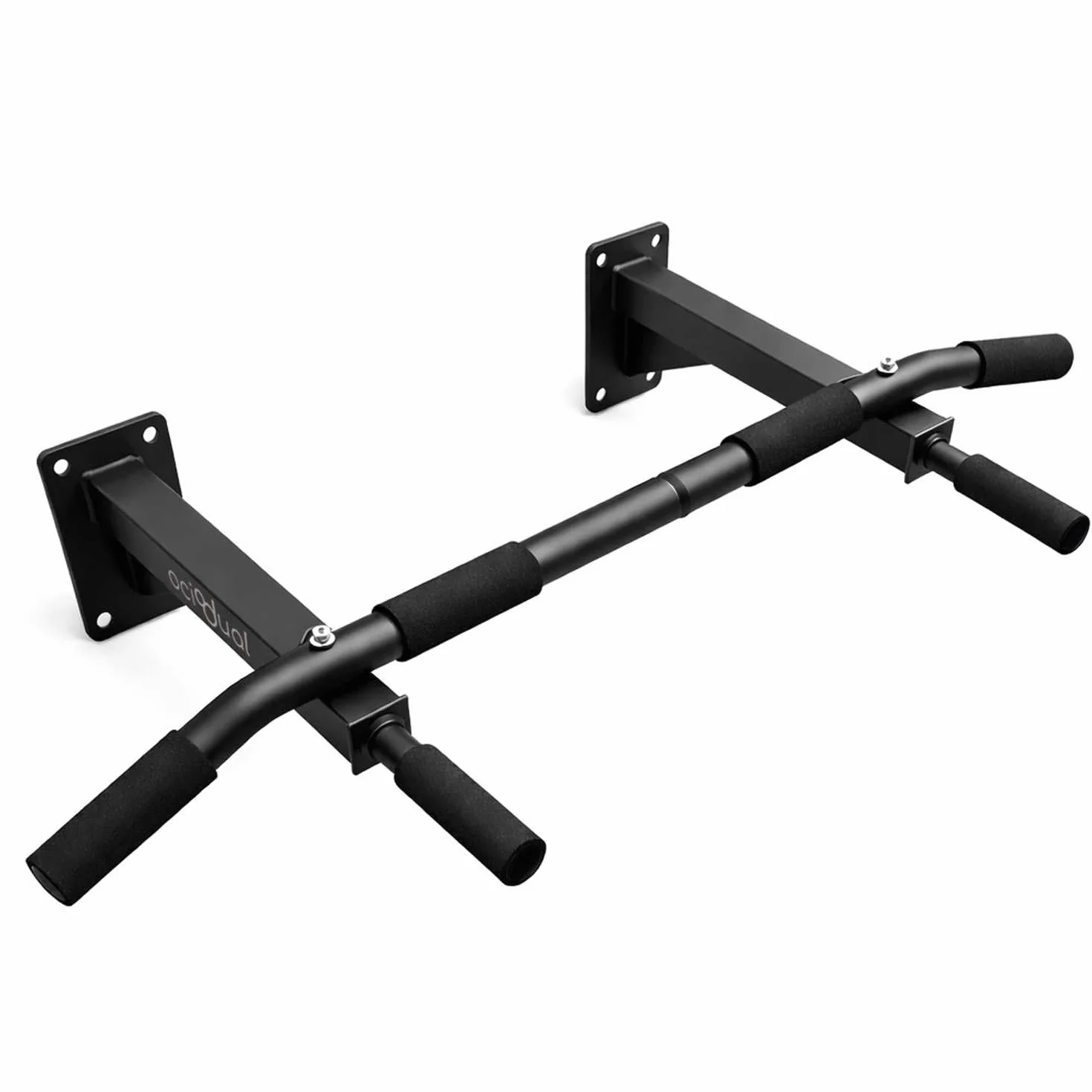 OcioDual Barra de Dominadas de Pared Elevación Pull Up Flexiones Dorsales Hasta 200Kg Gym Gimnasio para Hogar Casa Fija