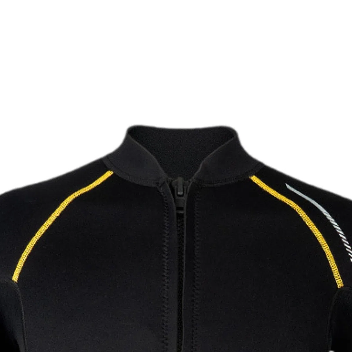 F Fityle Men Wetsuit 1.5 mm de Neopreno El Traje de Neopreno Mantenga el Traje de Buceo con Cremallera Frontal Caliente Traje de baño para el Canoa bajo el
