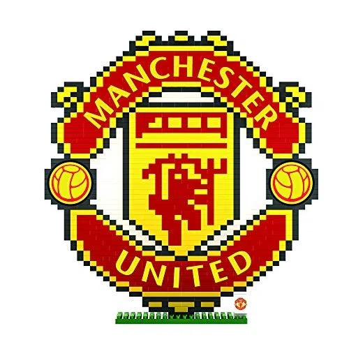 Foco Fútbol Manchester United BRXLZ - Juguete de construcción de la colección Logo