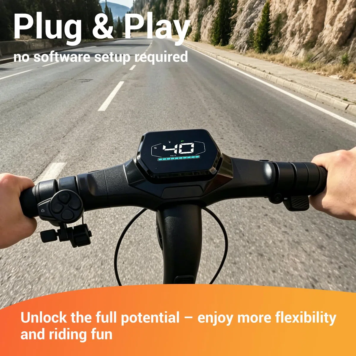 Cable de Liberación de Velocidad Compatible con Segway Ninebot ZT3 Pro E, Segway ZT3 Pro Accesorios, Cable Especial para 35-40 km/h, para Mantenimiento y Prueba