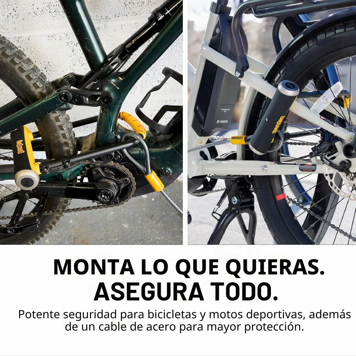 On-Guard 8005 - Candado en U para Manillar