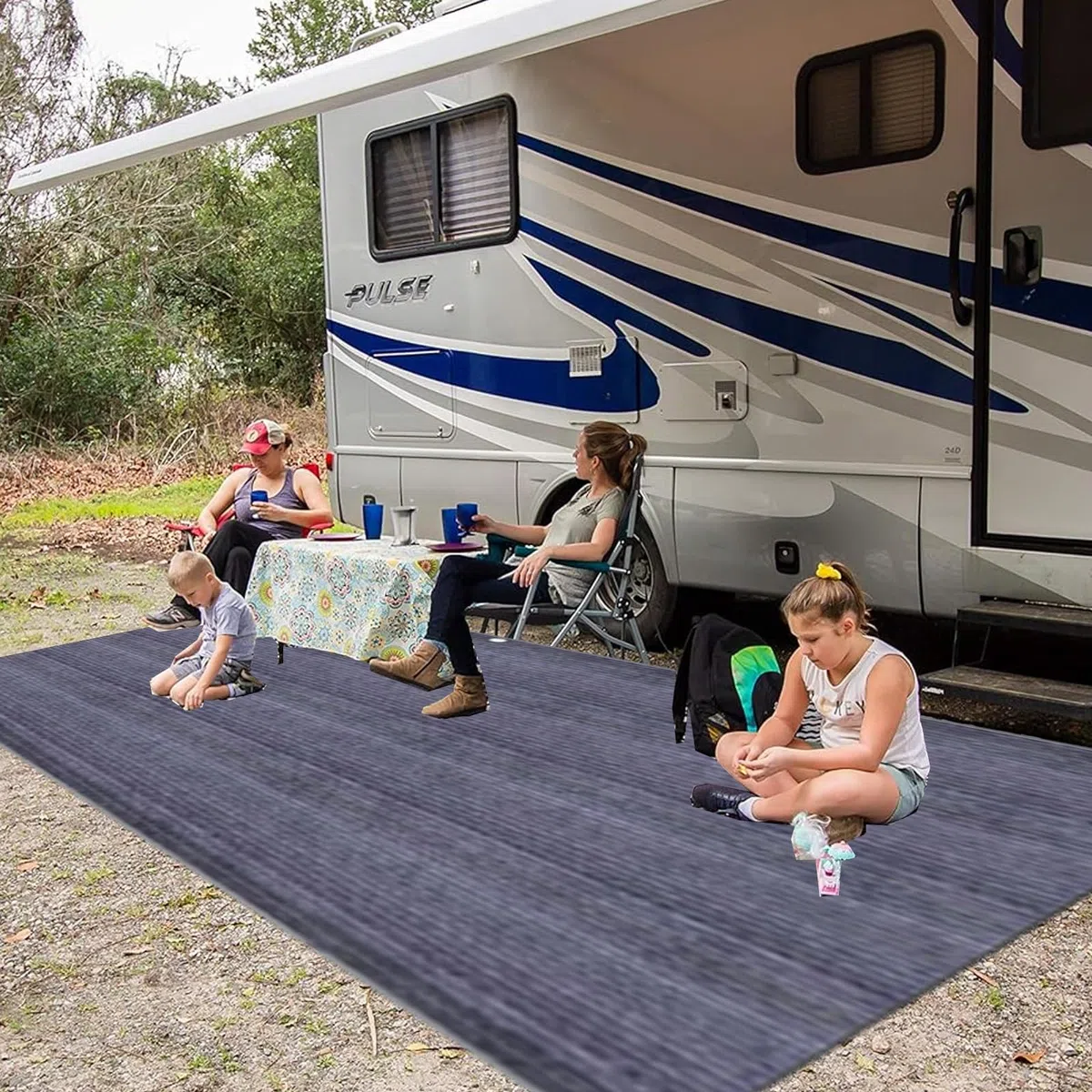 DAZZTIME Alfombra para Tienda de Campaña,Alfombra de Camping 2.5x6m,Alfombra para Toldo,Alfombra de Suelo de Camping,Alfombra de Toldo,Alfombra de Tienda de Campaña,para el Suelo del Toldo