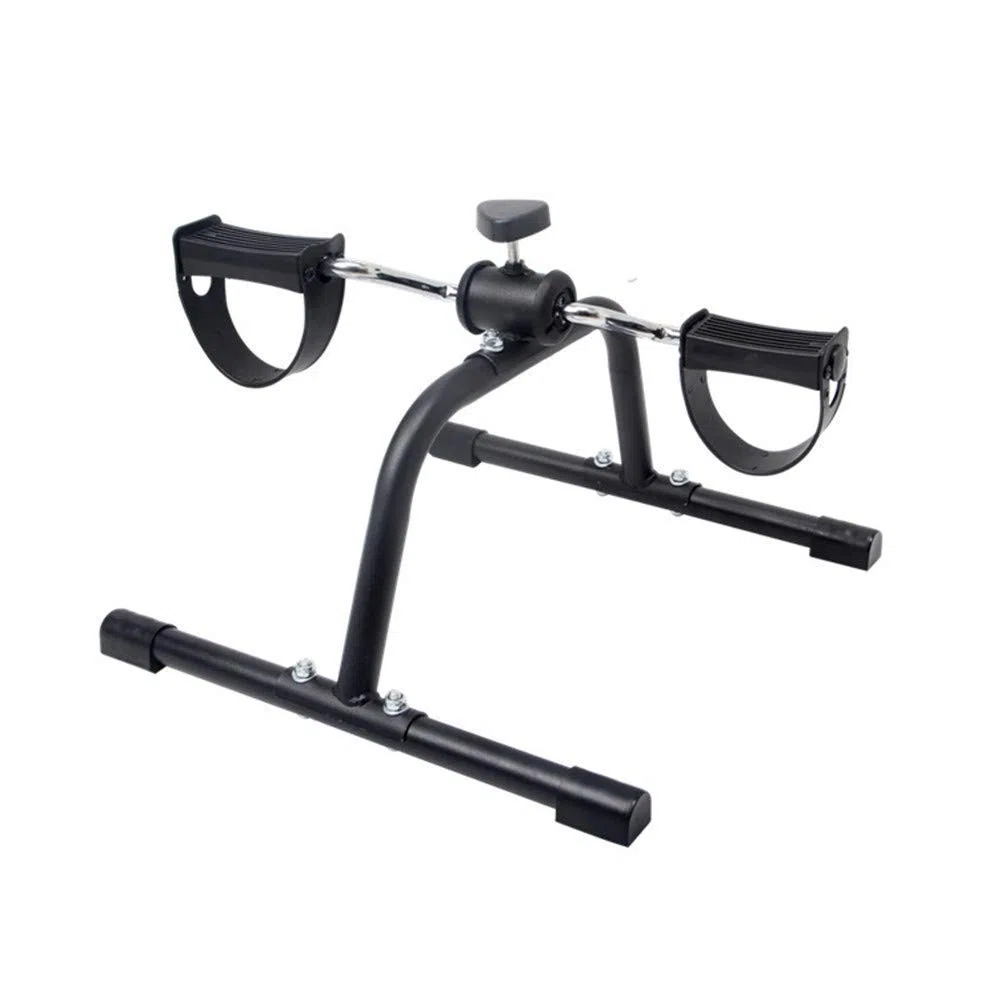 Mini Bicicleta estática - Bicicleta de Escritorio portátil - Máquina de Venta Ambulante de Ejercicios para Manos, Brazos y piernas - Equipo de rehabilitación de Fitness Ajustable de bajo Impacto para