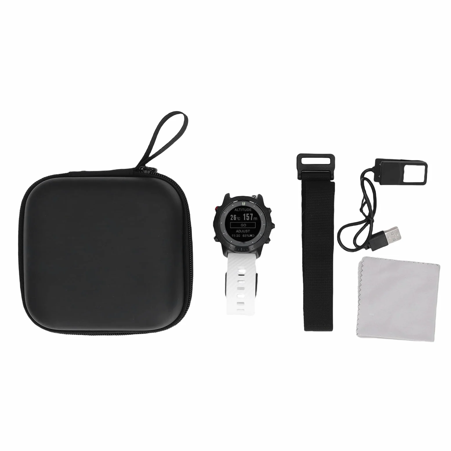 Reloj Inteligente de Buceo con Computadora para Hombres, Elegante Correa Blanca de 1,18 Pulgadas, Seguimiento Preciso de Profundidad, Resistente Al Agua, 100m