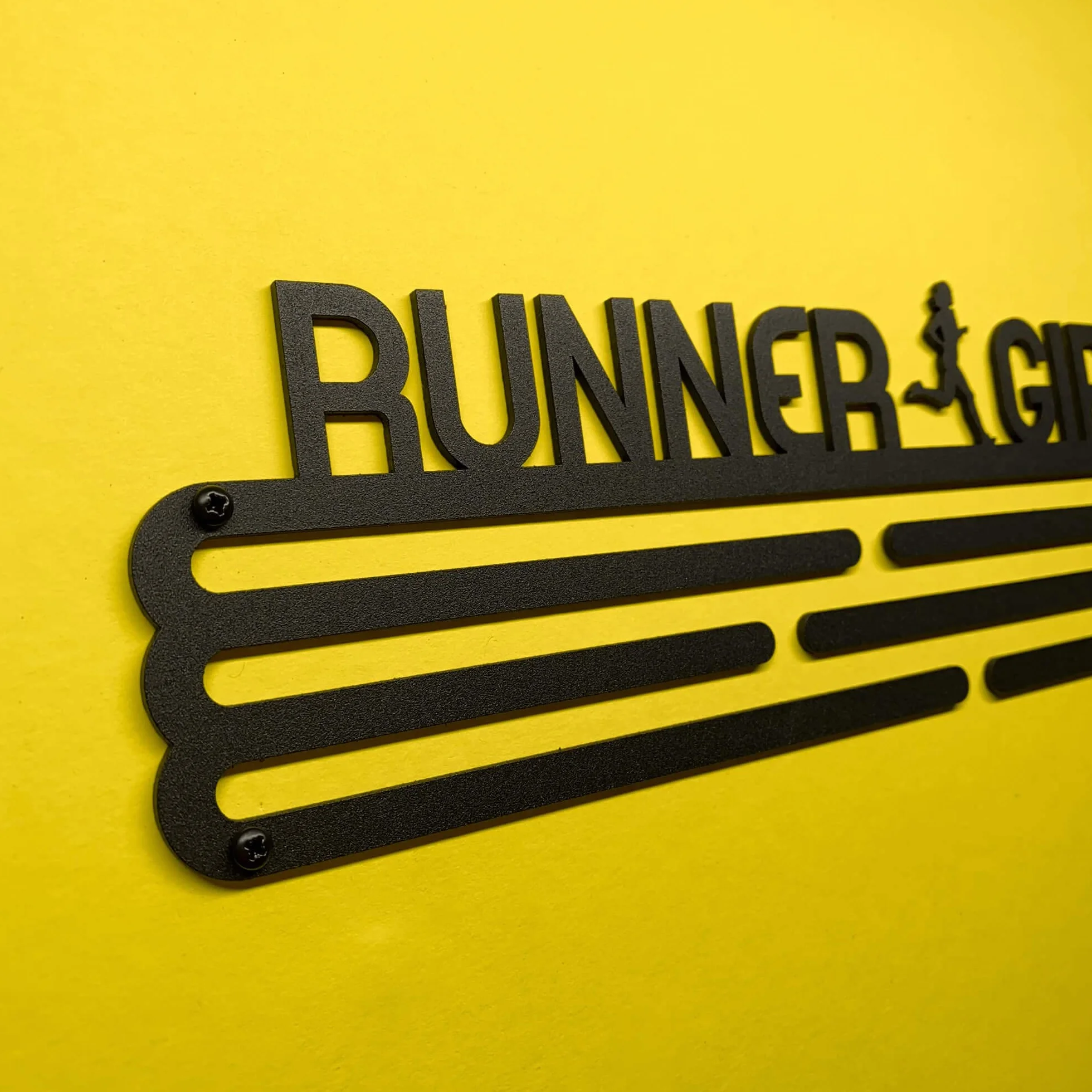 Runner Girl Colgador de medallas | Medallero Acero | Medal Holder dispaly Hanger | Medalla Percha