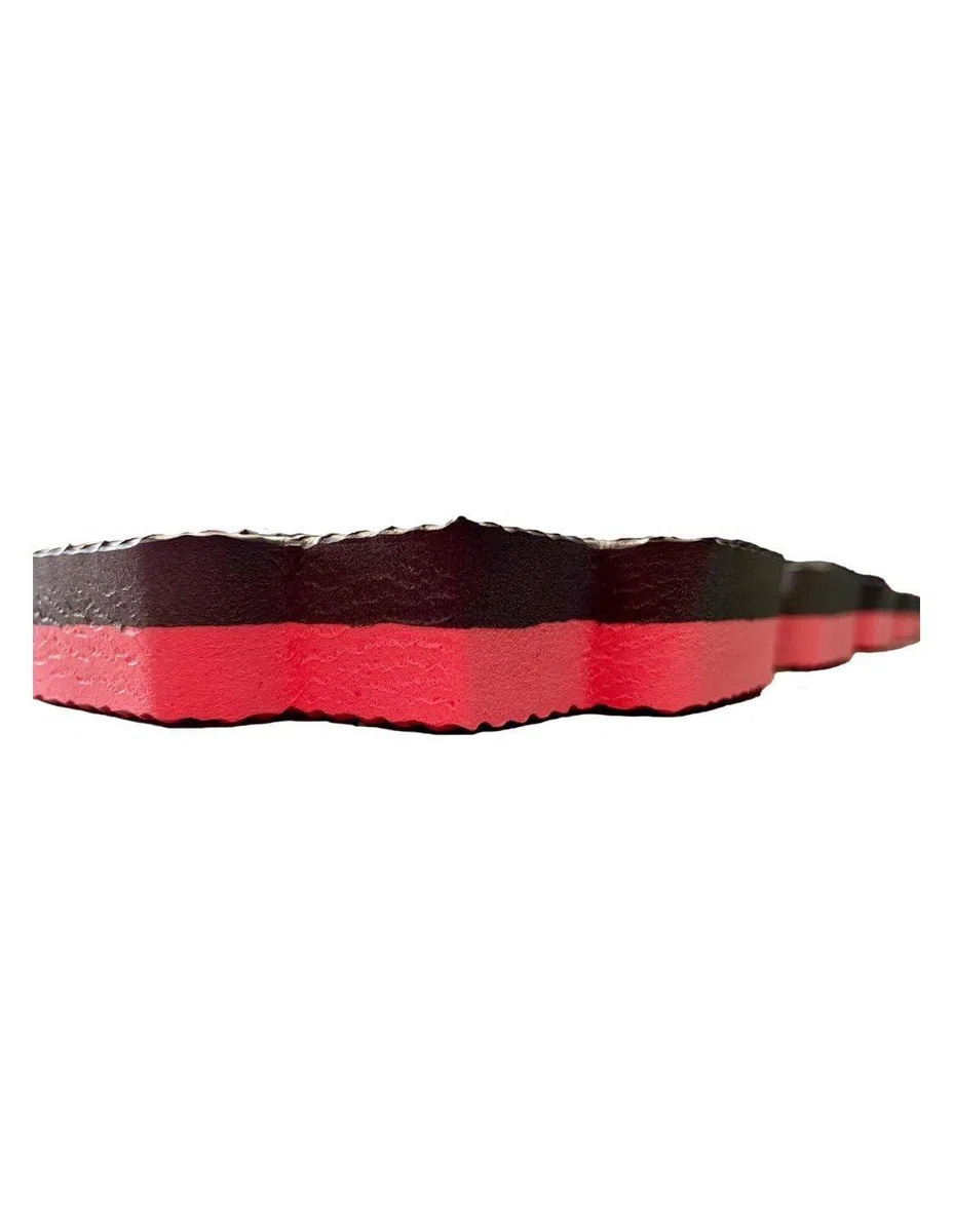 JARDIN202 - Tatami Puzzle | Lote x5 loseta - Rojo/Negro | Esterilla Reversible Antideslizante | Artes Marciales, Judo
