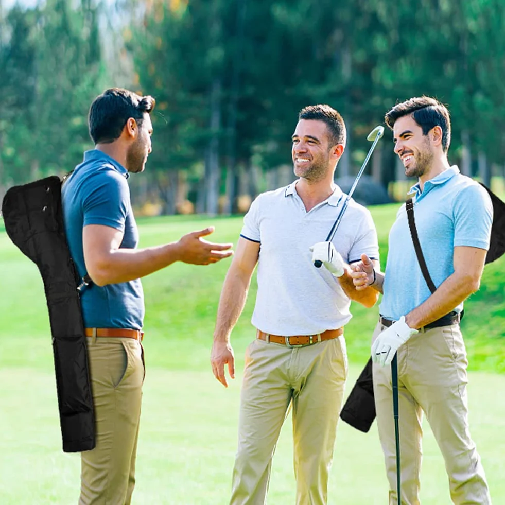 Bolsa de Golf Plegable Portátil para 8-10 Palos, Mini Bolsa Impermeable para Mujeres y Hombres