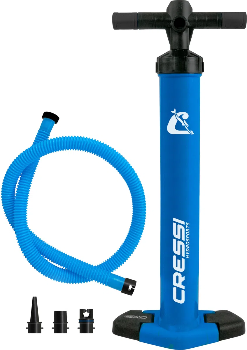 Cressi Hand Pumps for Stand-Up Paddle Boards with Accessories Designed in Italy
