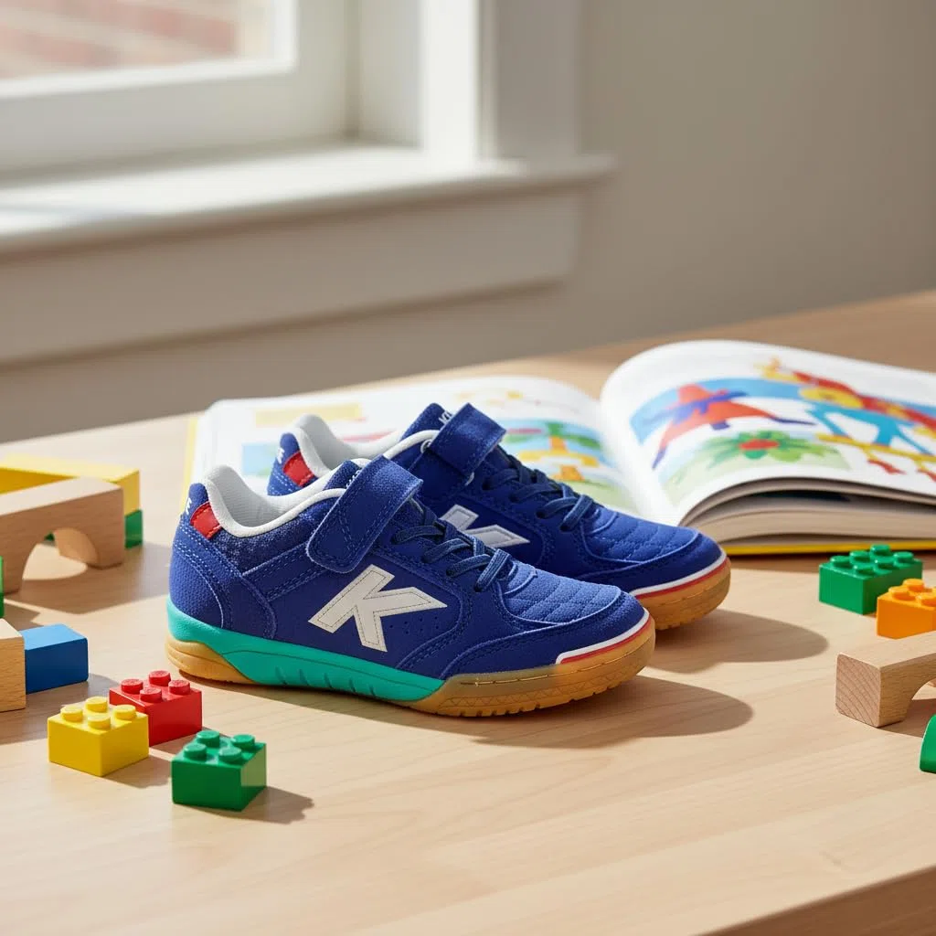 KELME Zapatillas De Fútbol Sala De Niño Precision Elastic Azul