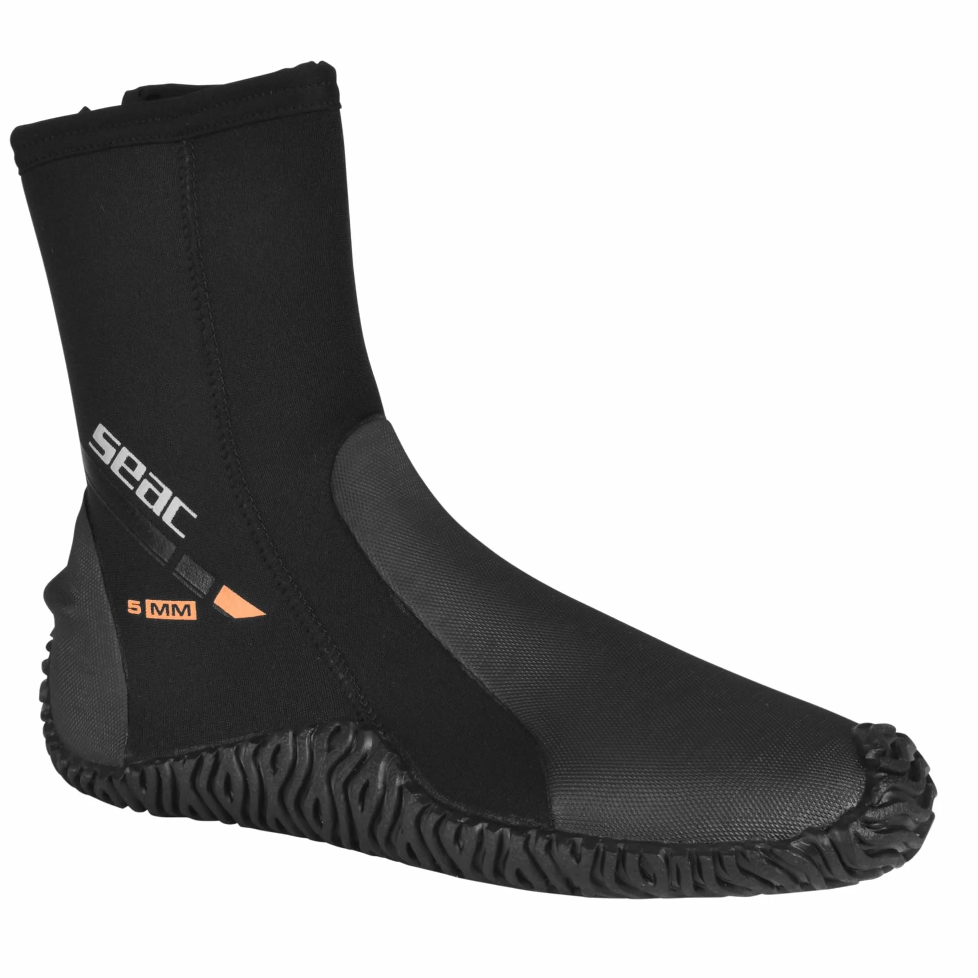 SEAC Basic HD, Escarpín de Buceo con Suela Semi-rígida, 5 mm