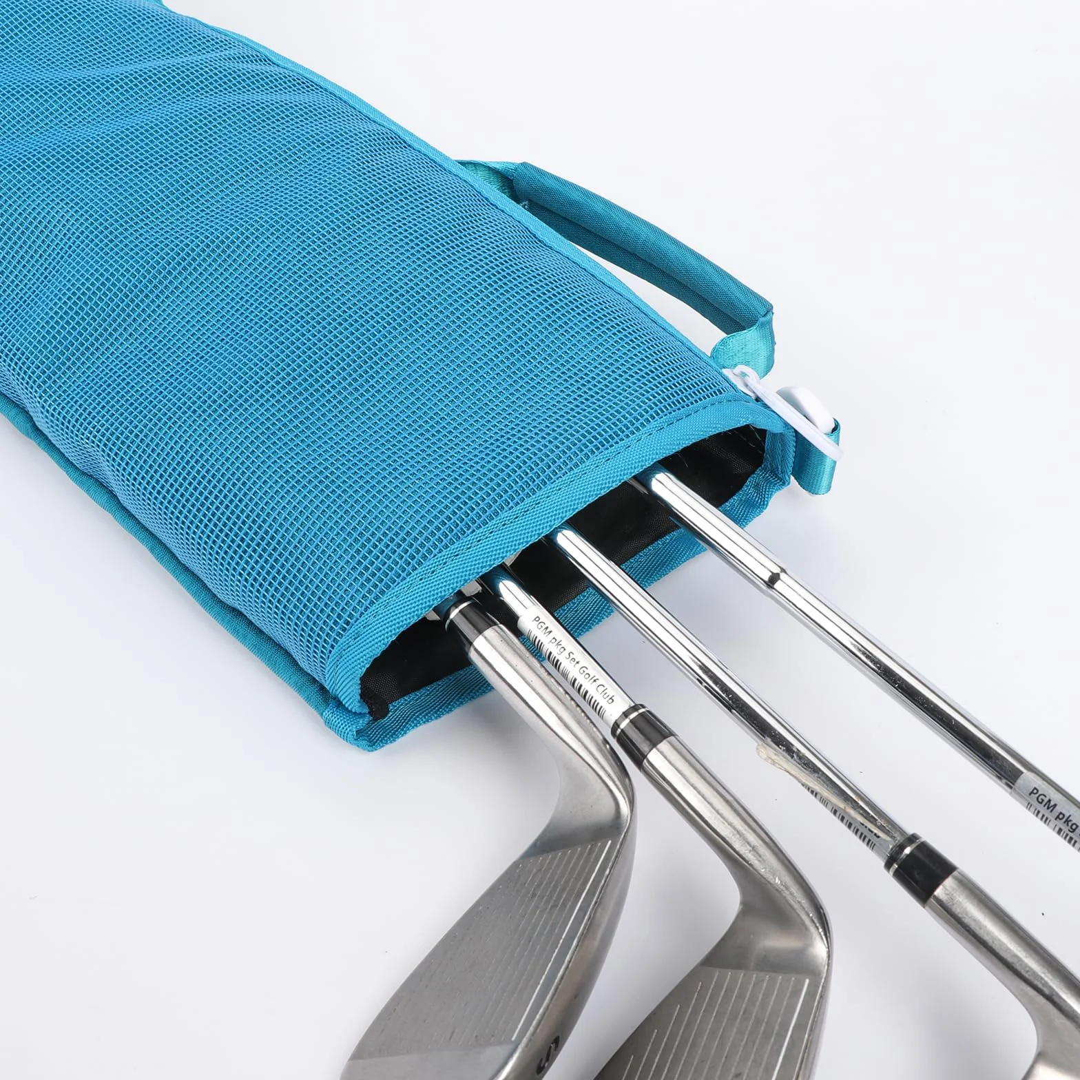 Tourbon torba do przechowywania kijów golfowych nylonowa lekka z kieszeniami i regulowanym paskiem