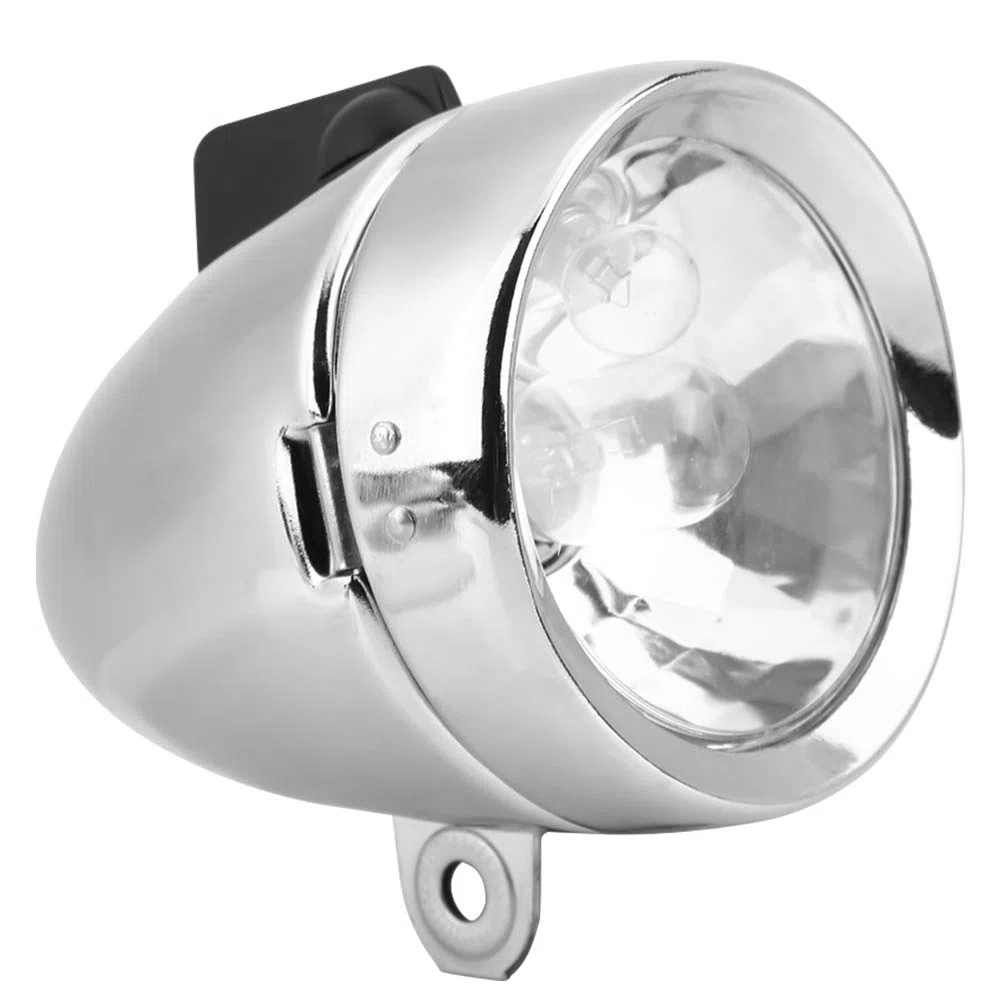 Qii lu 12V 6W generador de fricción dínamo luz Trasera Kit de Luces traseras, Kit de Faros de Bicicleta motorizada para Bicicleta motorizada
