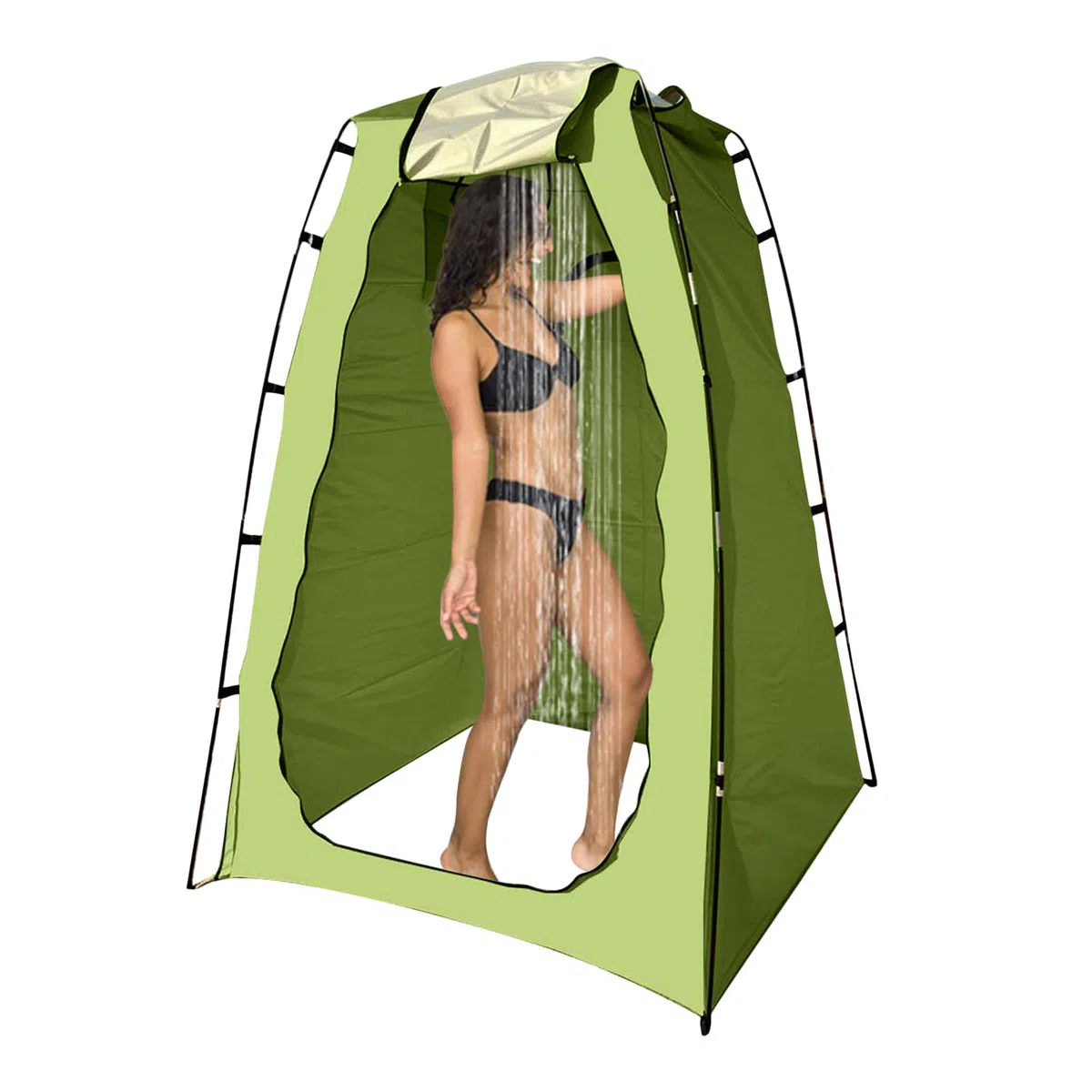 Tienda de Ducha Portátil | Vestidor Portátil para Aseo,Tienda Camping 4 en 1 Resistente al Viento con Privacidad