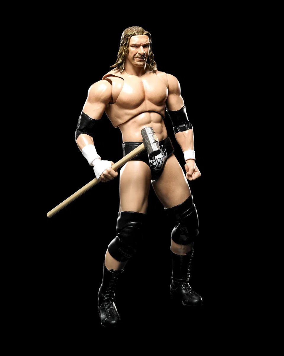 TAMASHII NATIONS Bandai S.H. Figuarts Triple WWE Figura de acción, 8 Pulgadas