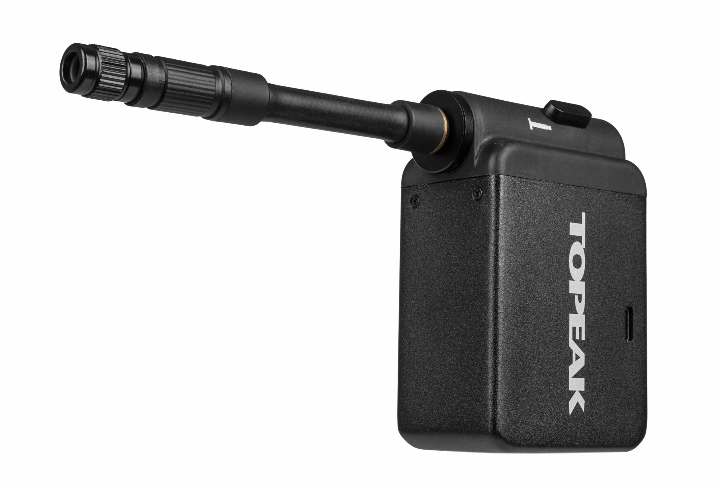 Topeak E-Booster - Bomba eléctrica Digital con indicador Digital para neumáticos de Bicicleta