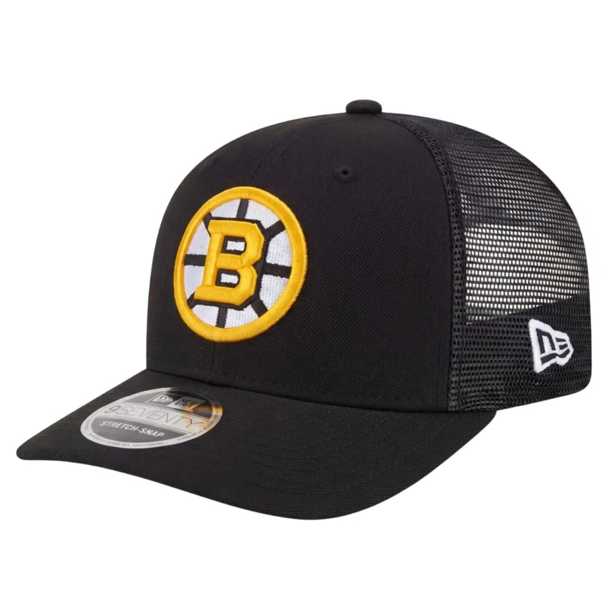 New Era 9Seventy Stretch-Snap NHL Trucker Cap con Visera Curvada Heritage-Style Snapback Cap