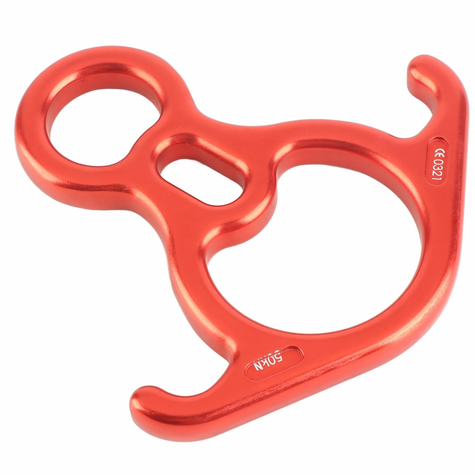 Descendedor de aleación de Aluminio Figura 8 Equipo de Escalada de Cuerda