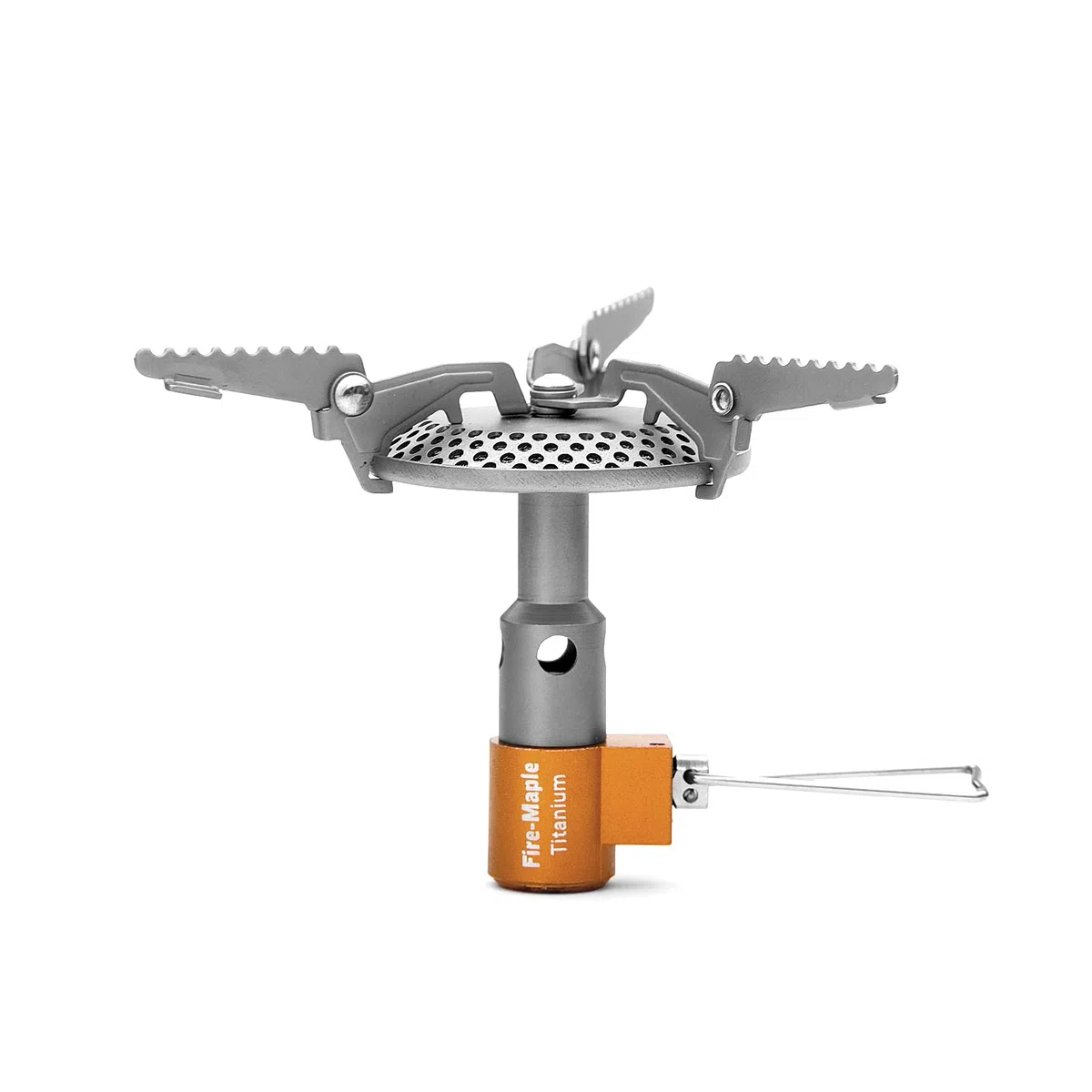 Fire-Maple Estufa de Camping Plegable Titanio Hornillo Camping Gas Portátil Quemador para Picnic Acampada Senderismo Mochilero 2300W con Encendido Piezoeléctrico Mini Estufa de Gas Ultraligera
