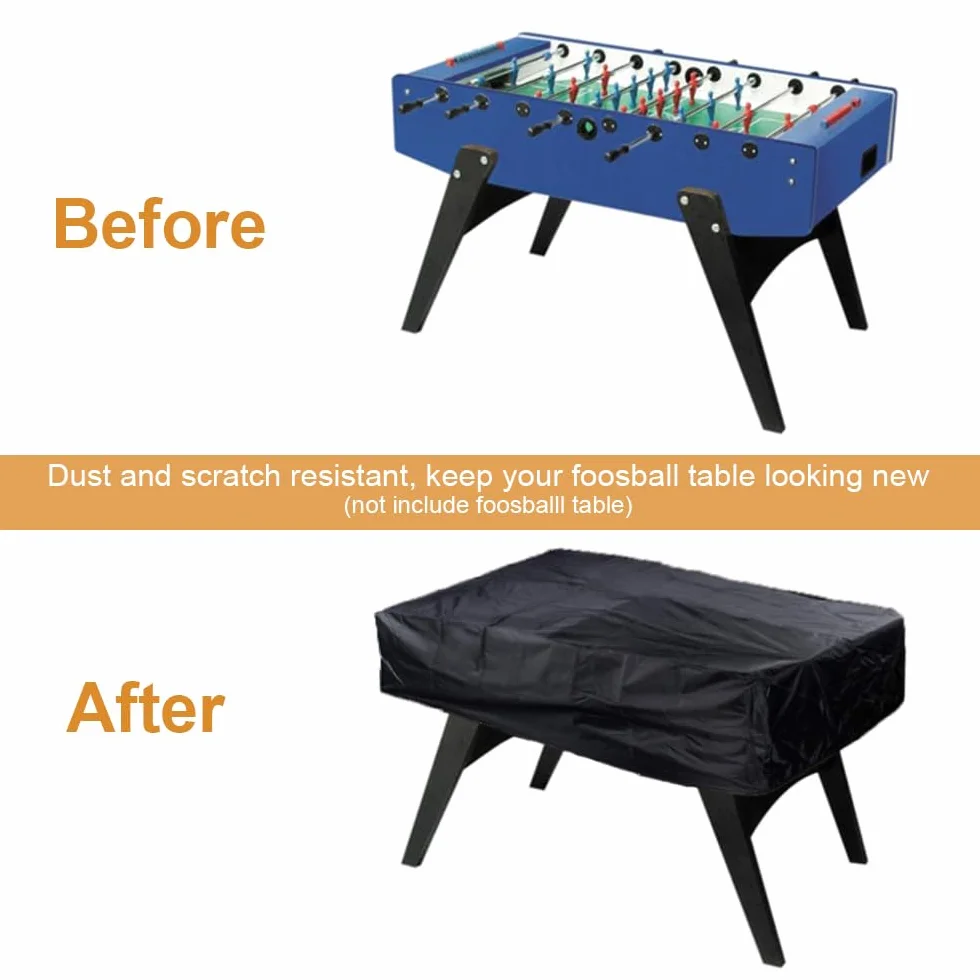Funda impermeable para mesa de futbolín 63 pulgadas 210D resistente protector