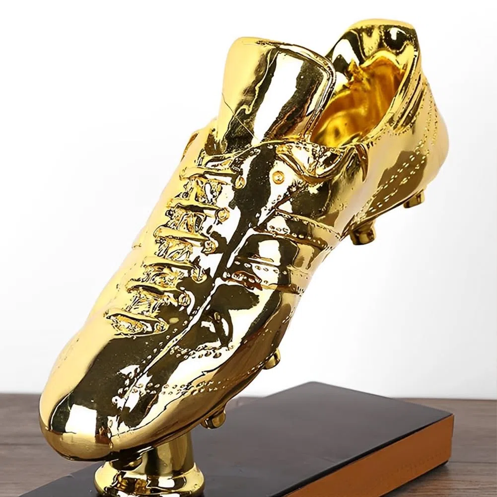 Trofeo Botas de Oro Replica Trofeos Copa Del Mundo Bota de Oro Premio Mejor Tirador Resina