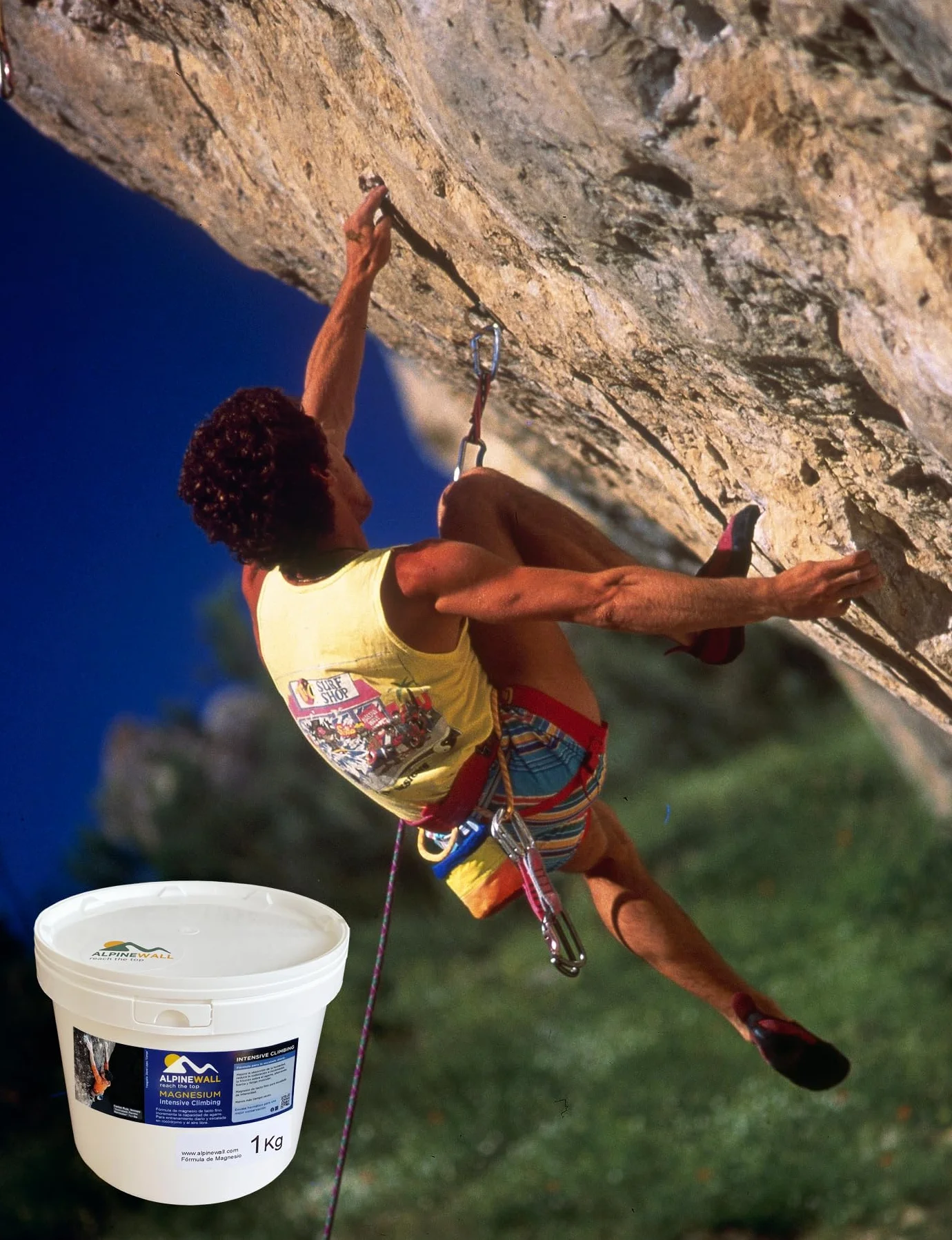 MAGNESIO Rosado Escalada Intensive Climbing, Escalada Deportiva y Bloque